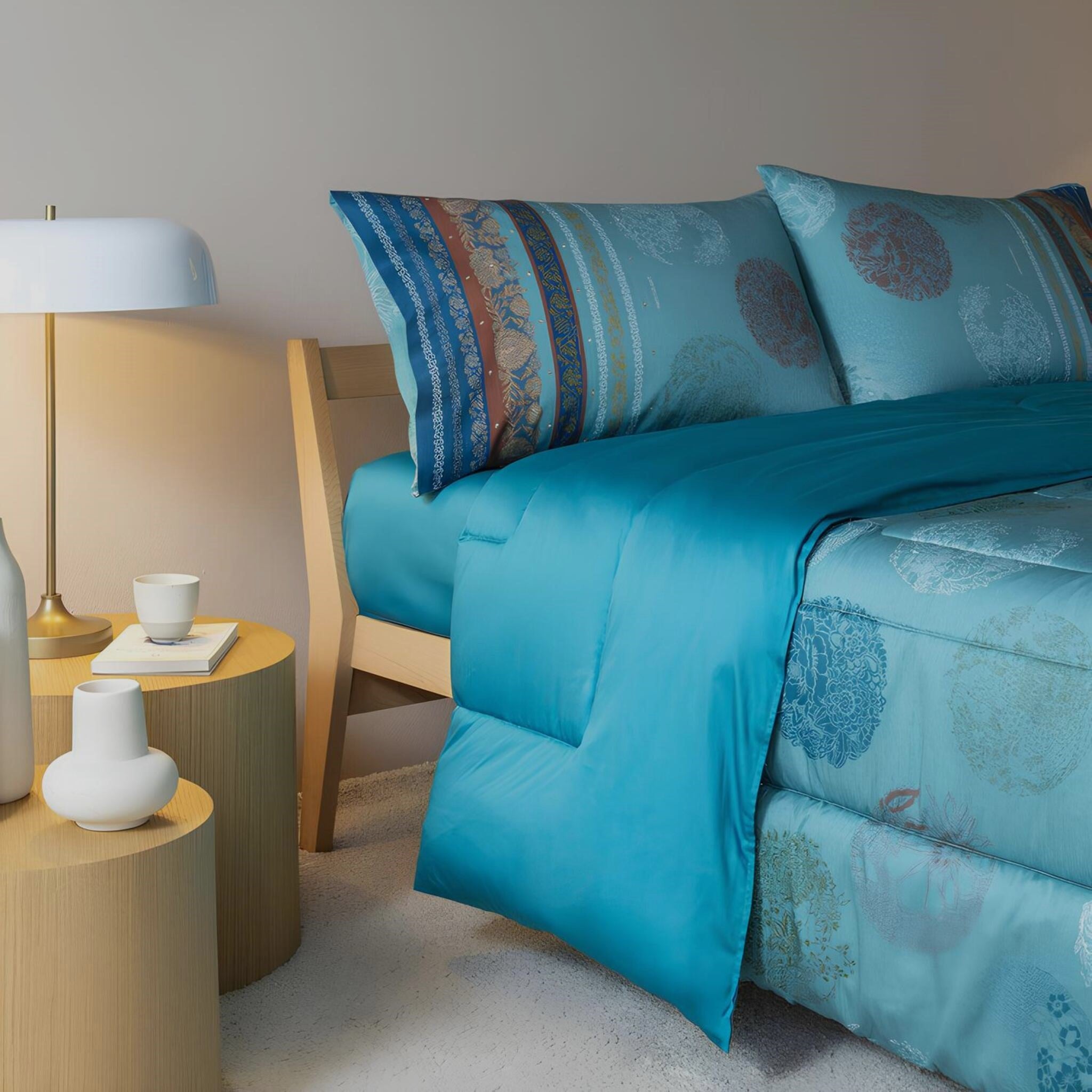 Trapunta invernale Bassetti Matrimoniale in cotone Art. Florence 260x260 cm