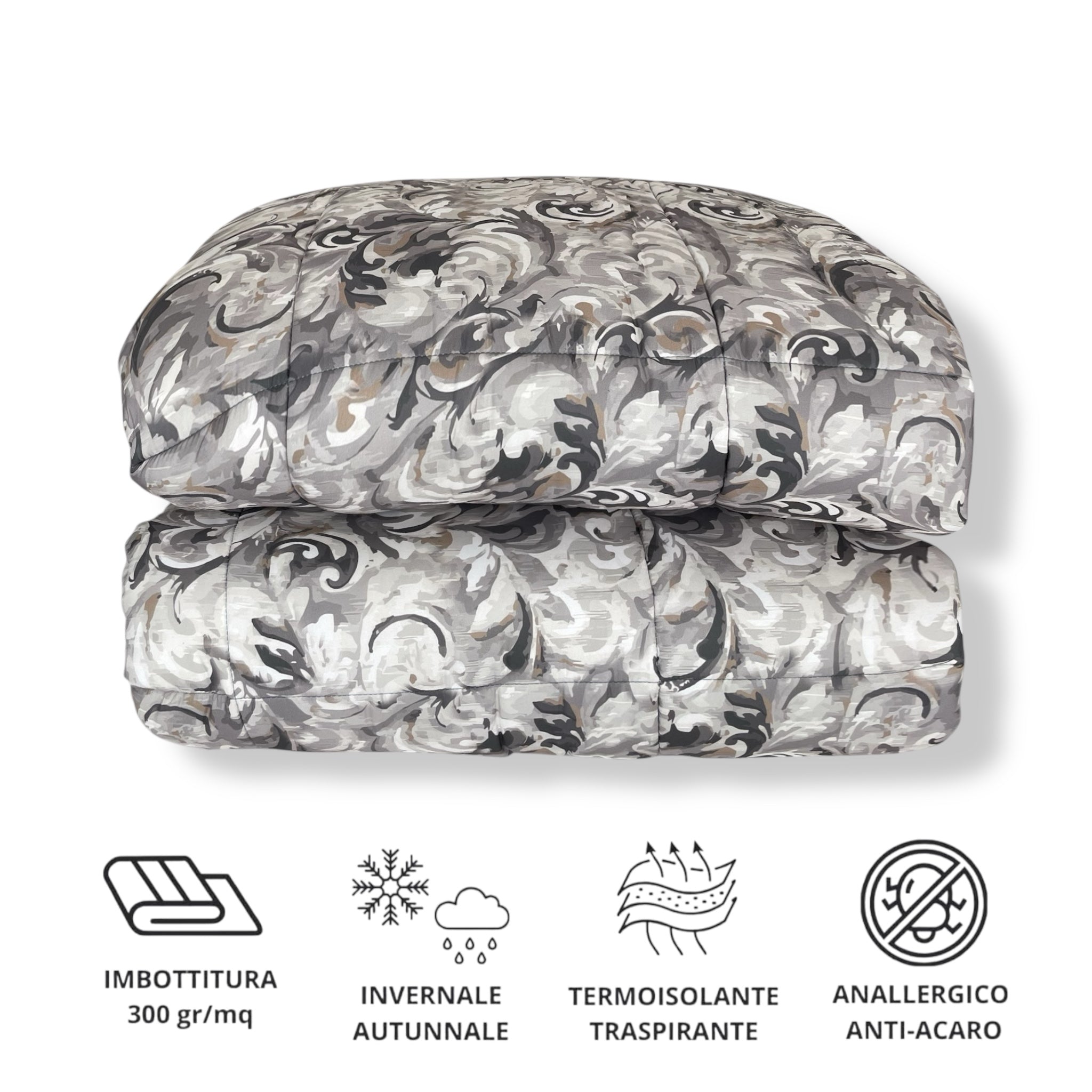 Trapunta Matrimoniale Fancy Home in microfibra Art. Corvara 245x250 cm