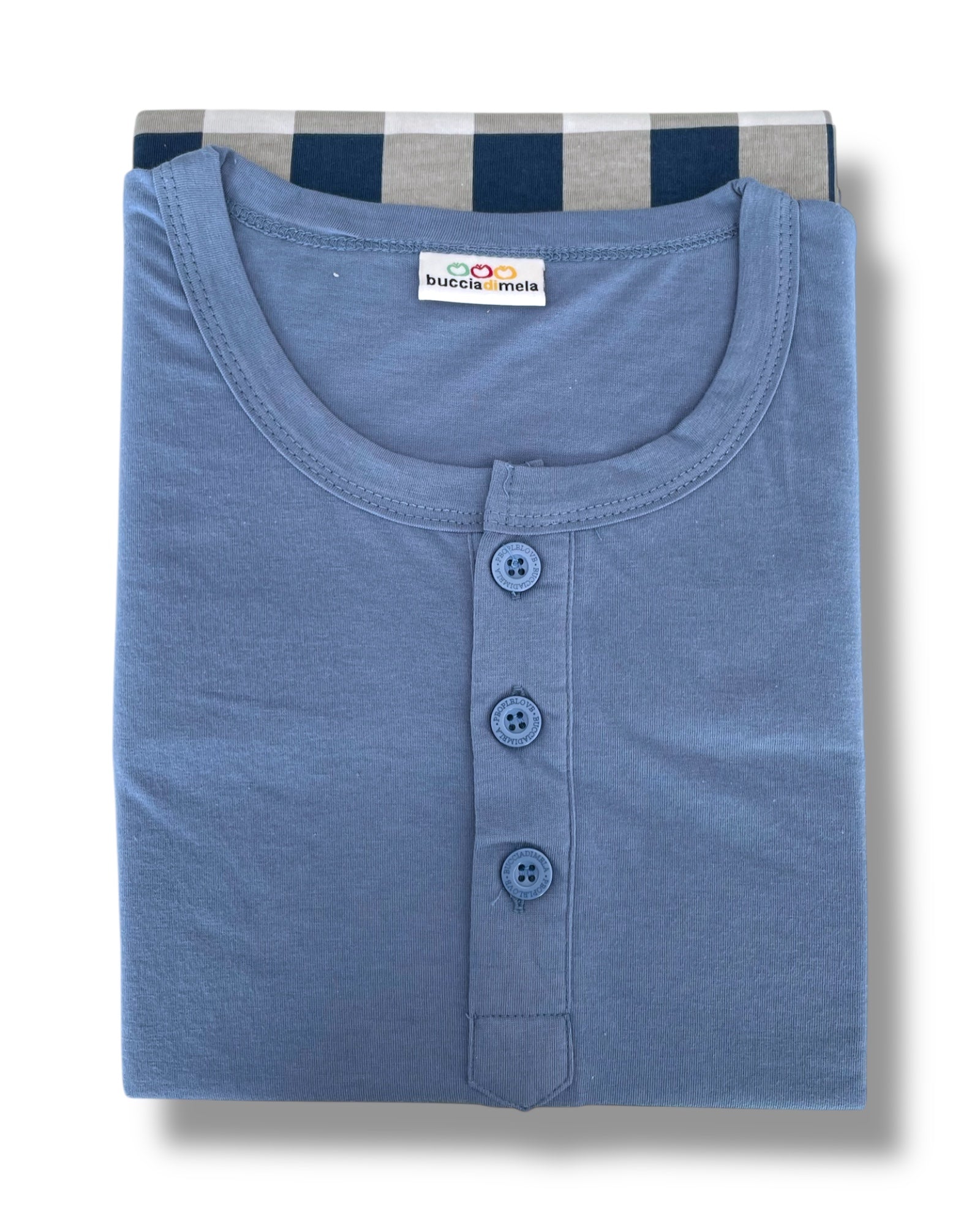 Pigiama uomo primavera estate in cotone Buccia di Mela 208 B