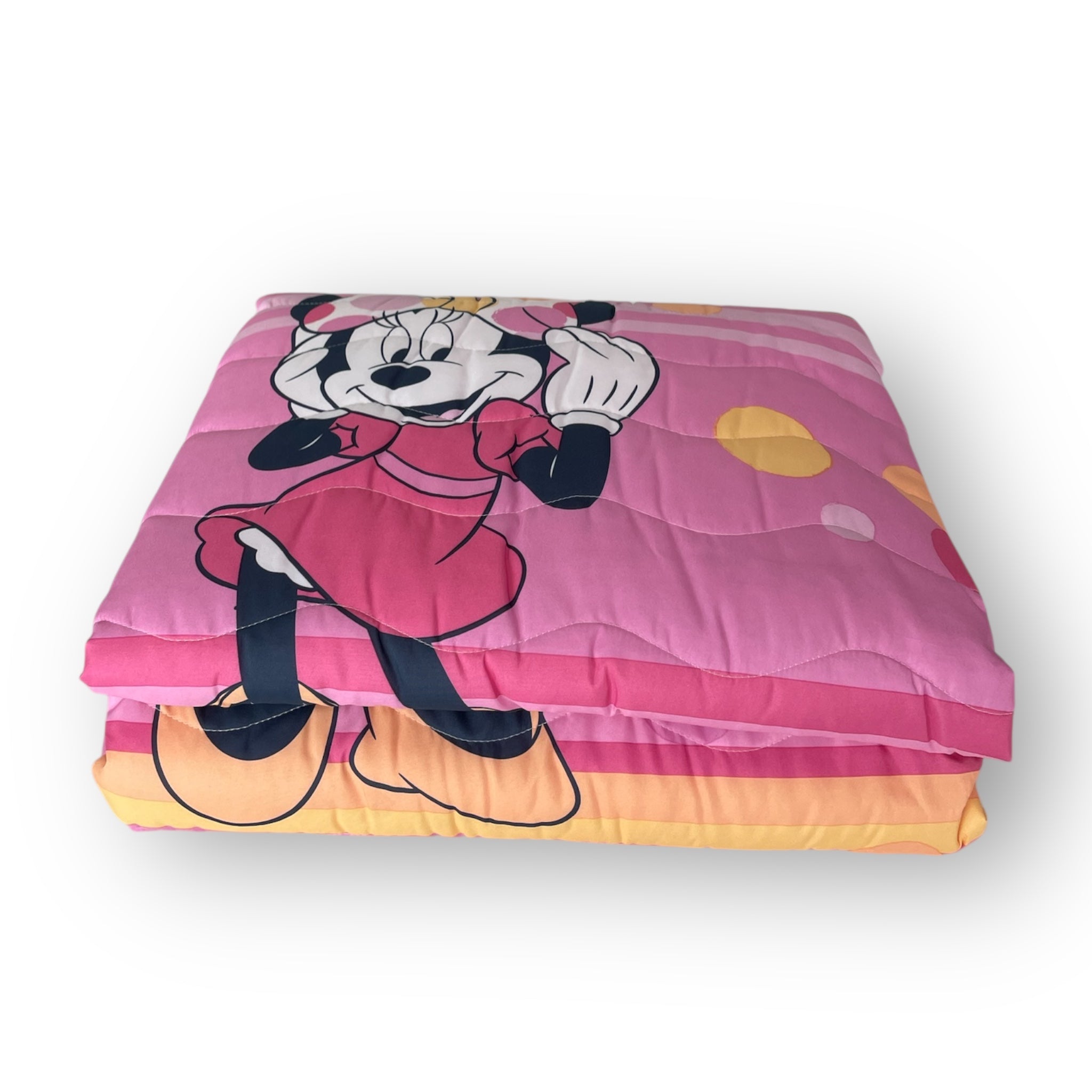 Copriletto Trapuntato Caleffi letto singolo Art. Minnie Colors 165x270 cm