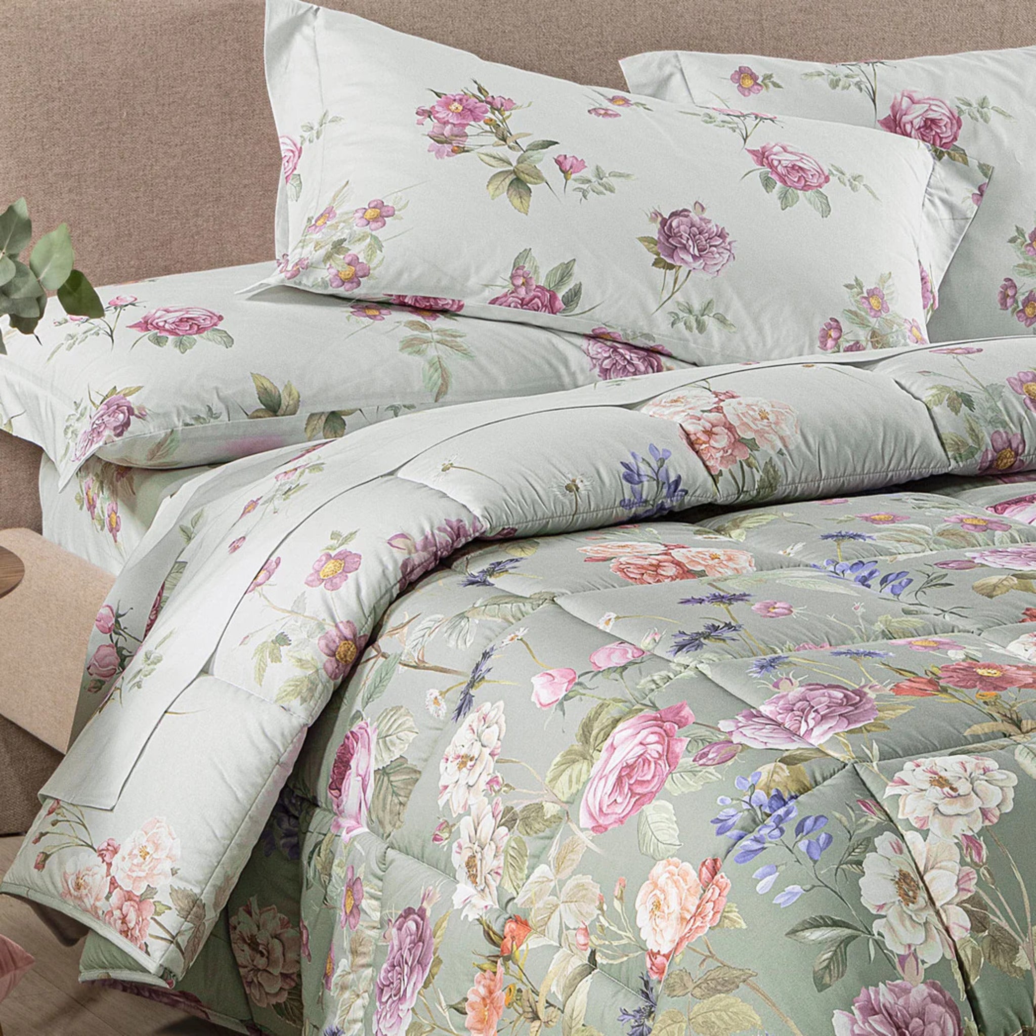 Mirabello double winter quilt in cotton percale Art. Louisiana