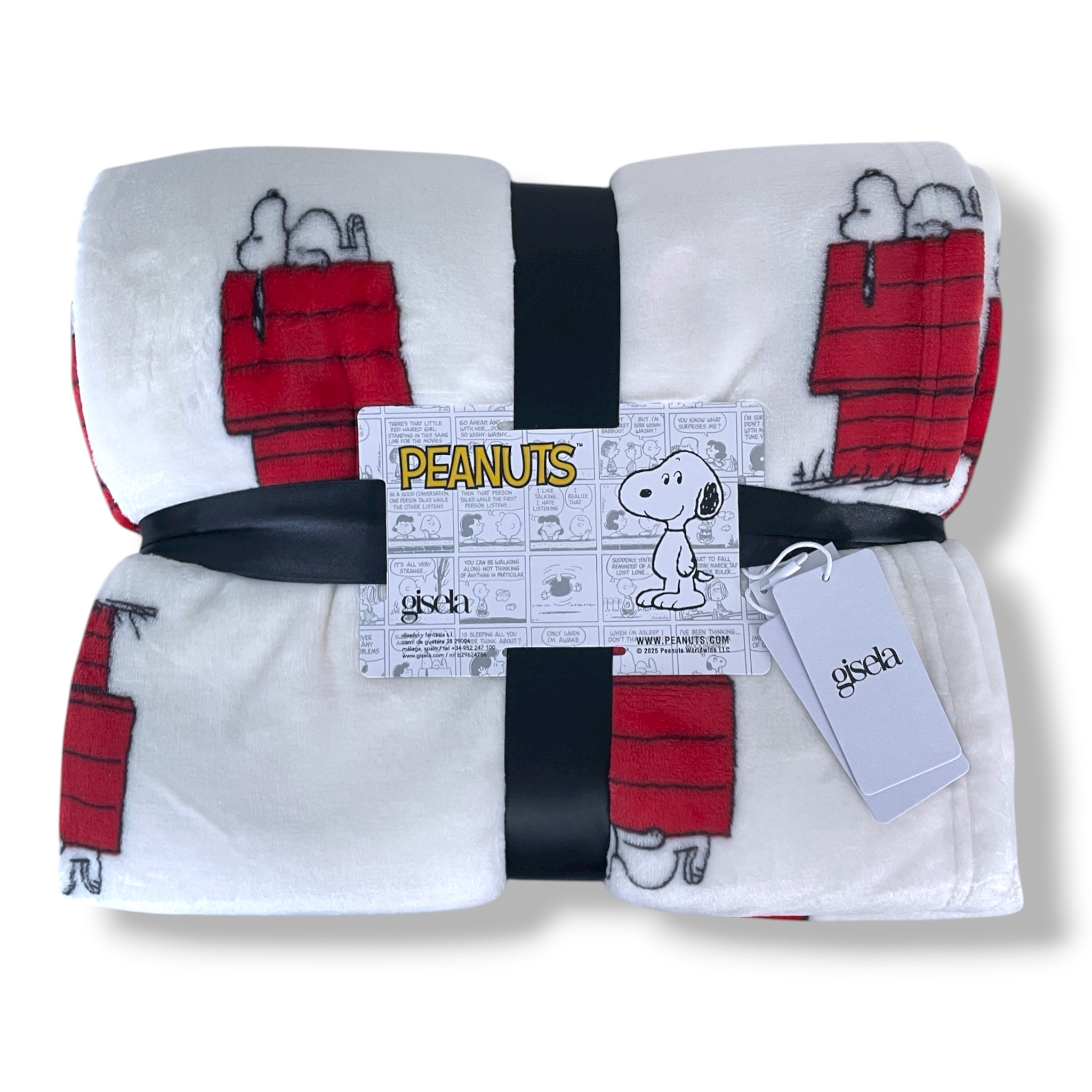 Plaid invernale Snoopy in velluto con stampa Allover Art. 50093