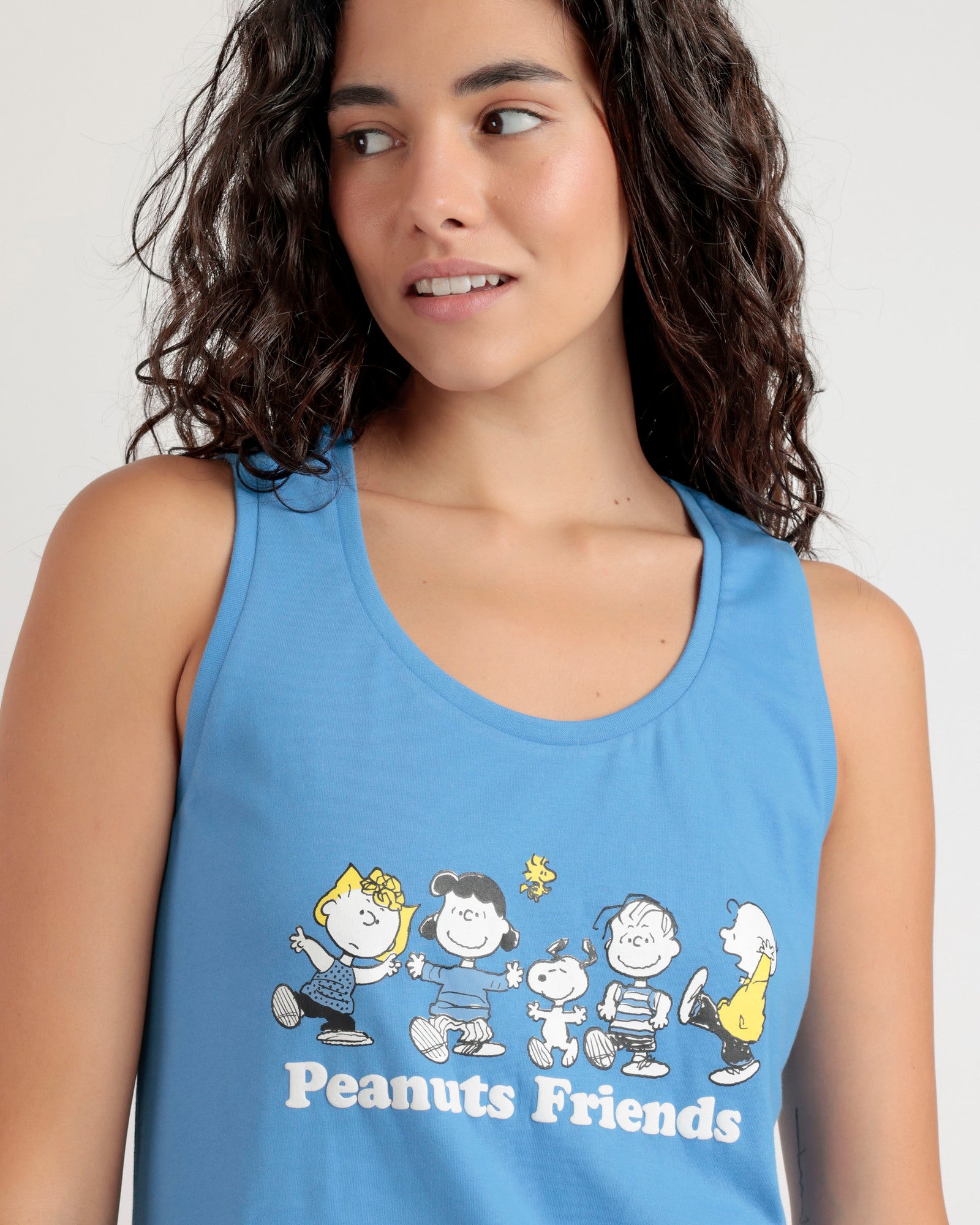 Pigiama Donna Snoopy Estivo in Cotone Canotta e Pantaloncino Art. 63430