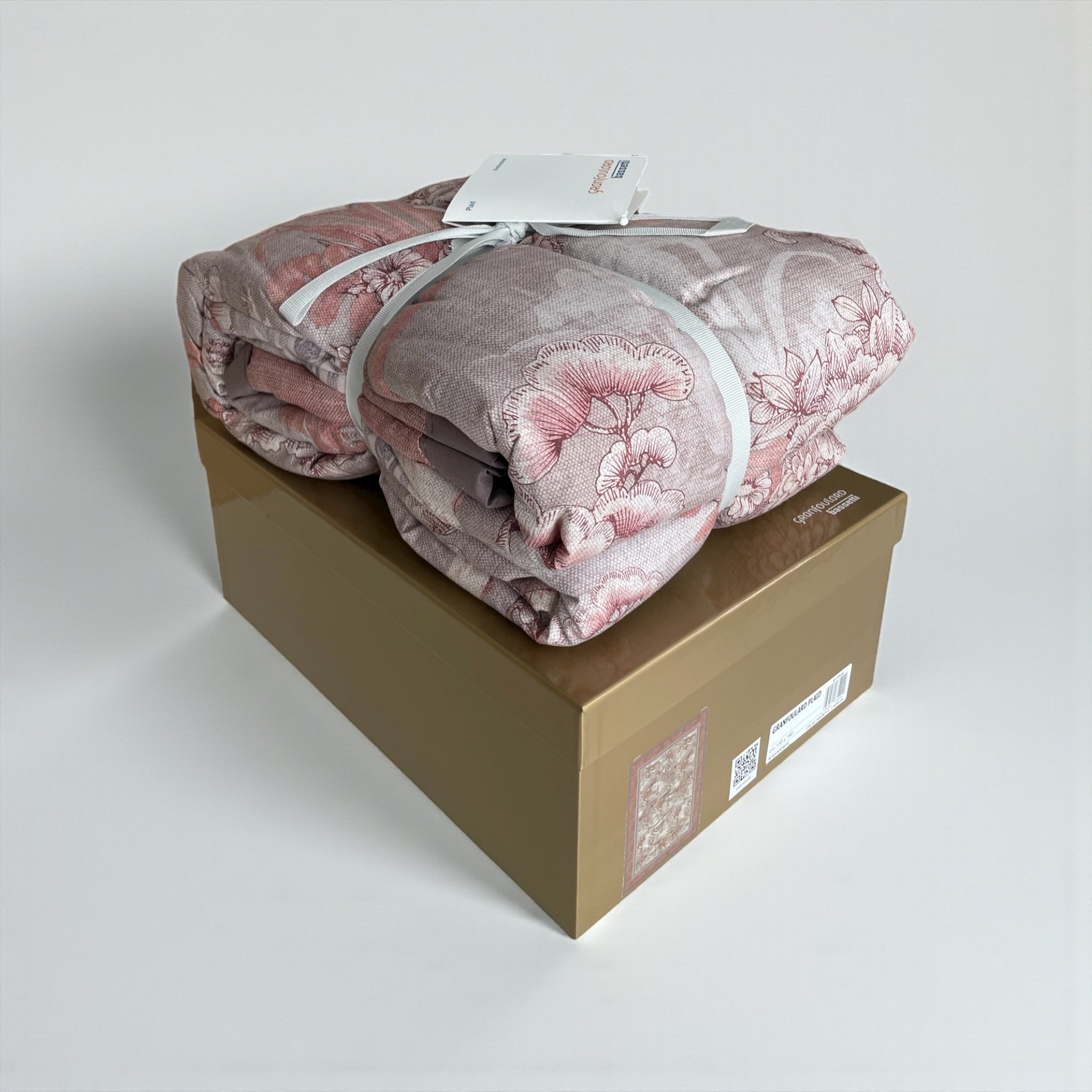 Plaid Bassetti Granfoulard Imbottito 135x190 cm in Cotone Art. Acquaforte