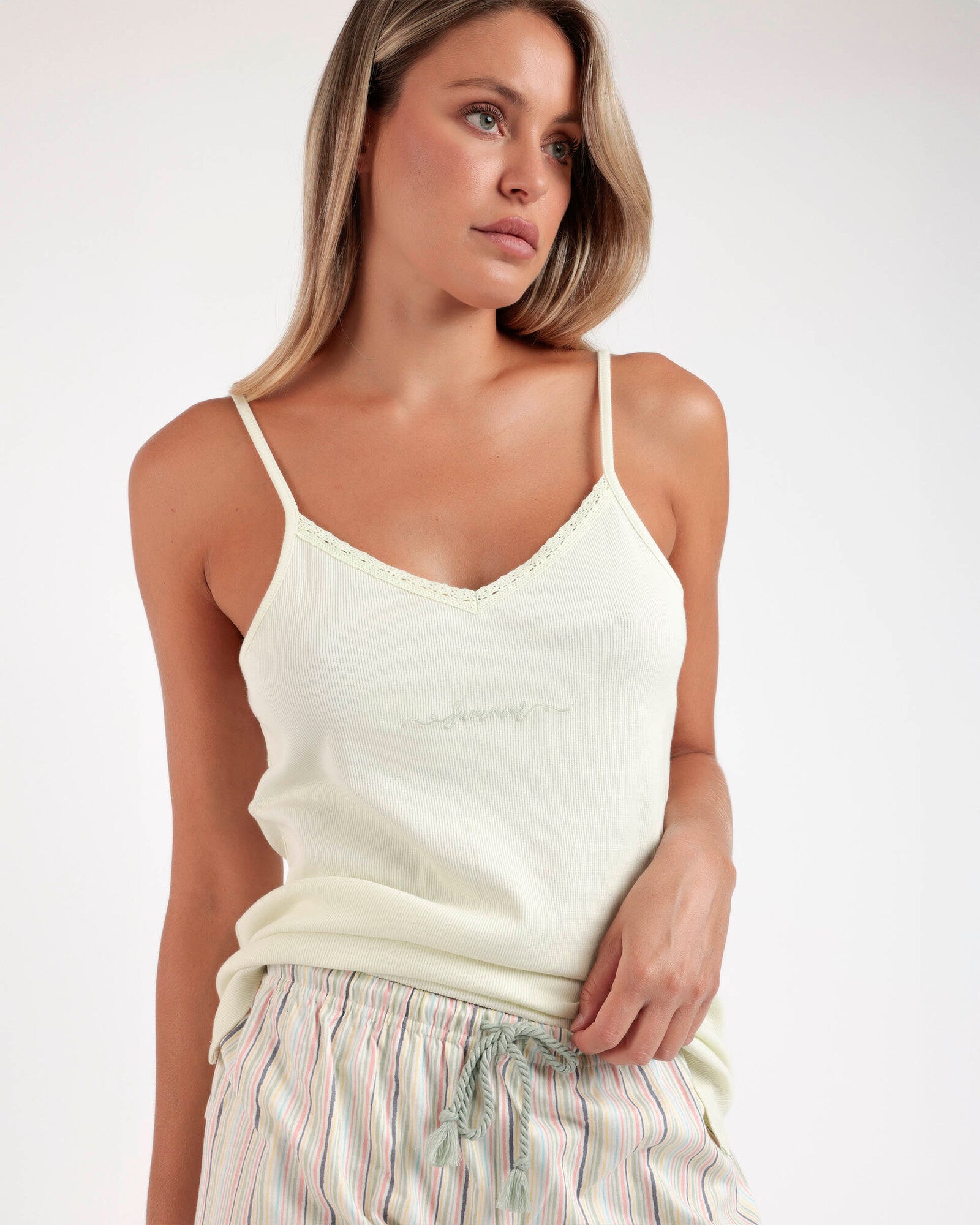 Pigiama Donna Admas Estivo in cotone Canotta e Pantaloncino Art. 63078