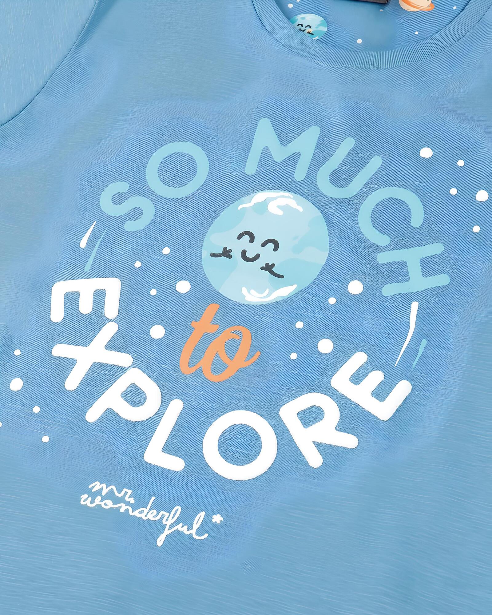 Pigiama bambino primavera estate in cotone di Mr. Wonderful Art. 56728