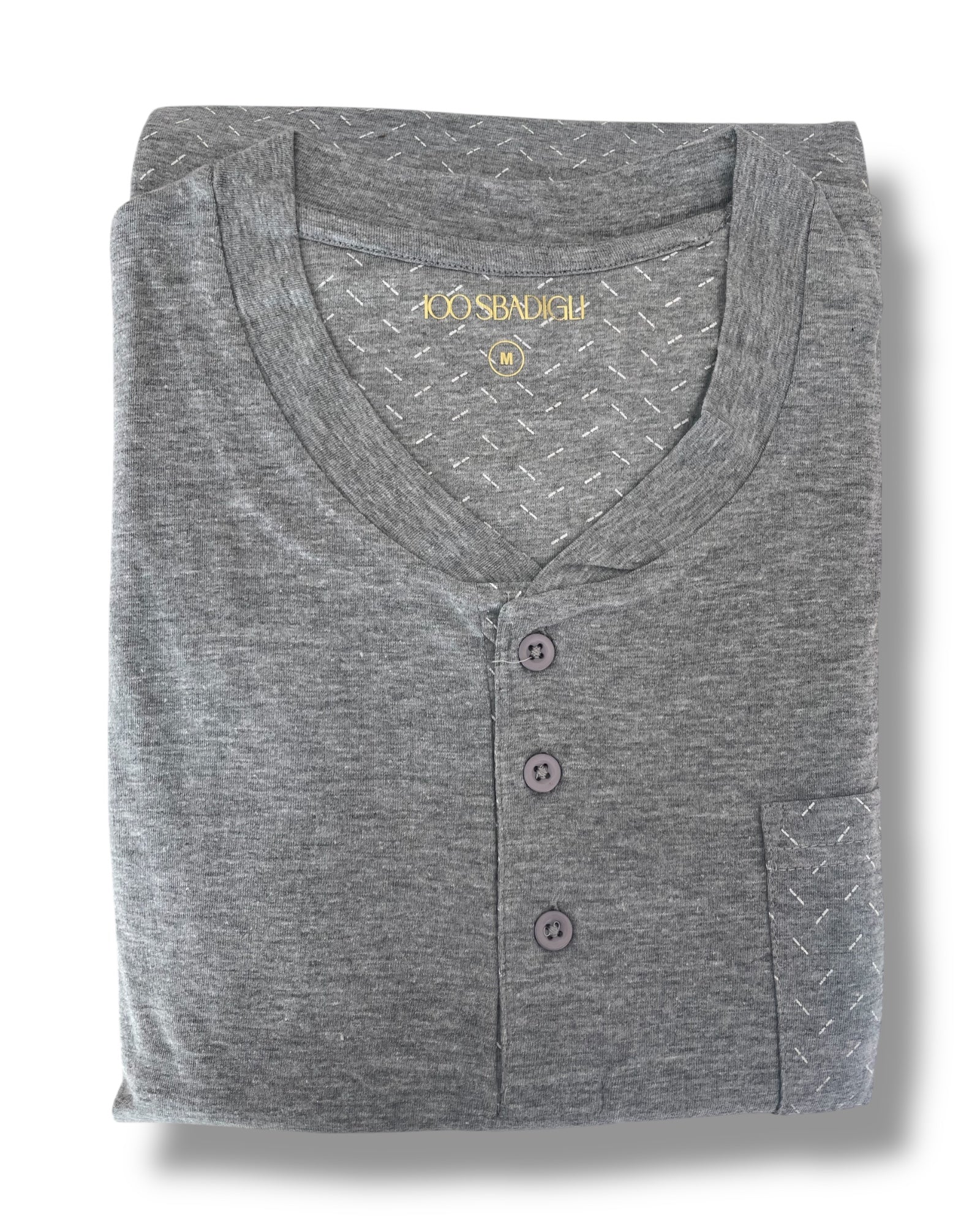 Pigiama uomo primavera estate in cotone di 100 Sbadigli Art. UL 203