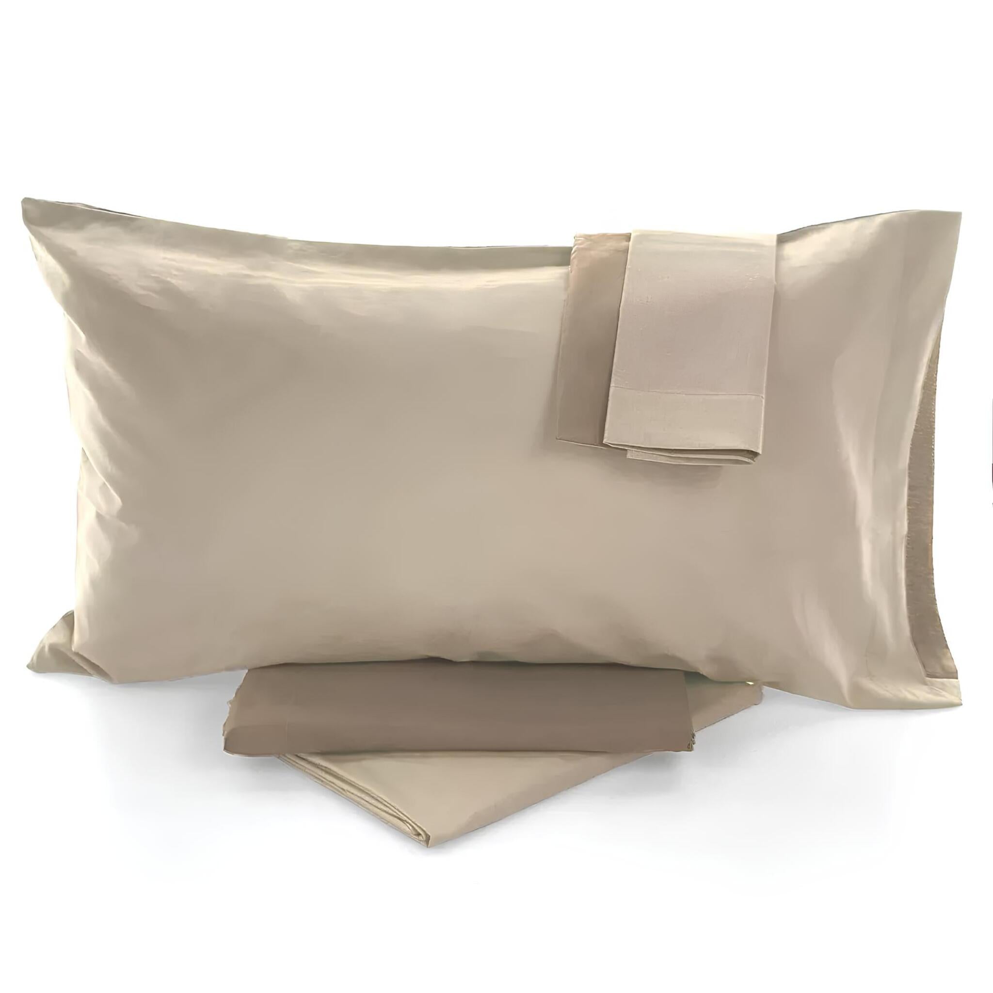 Completo Lenzuola Letto Singolo Bassetti Bicolore in Cotone Art. Double