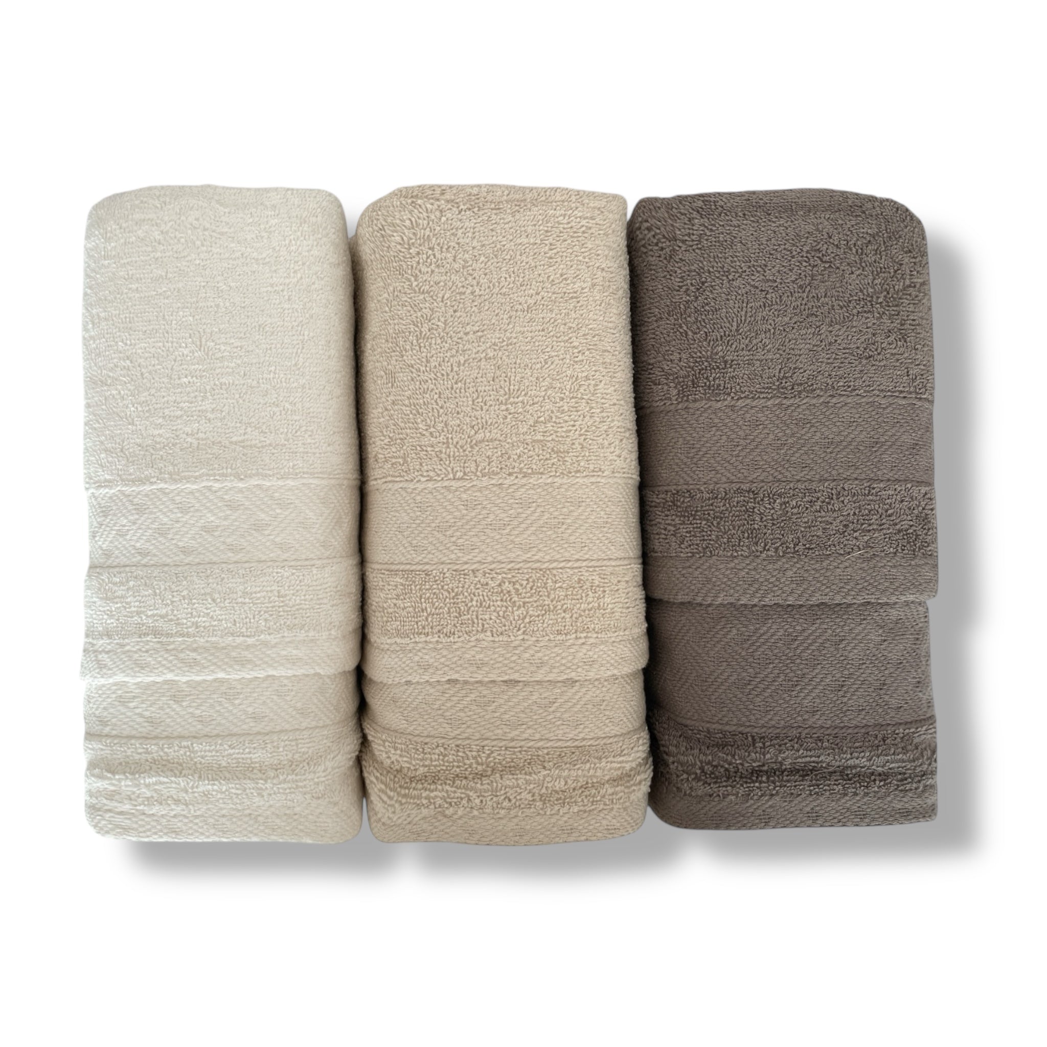 1+1 Face and Guest Caress Towel Set in cotton terry Art. Priscilla