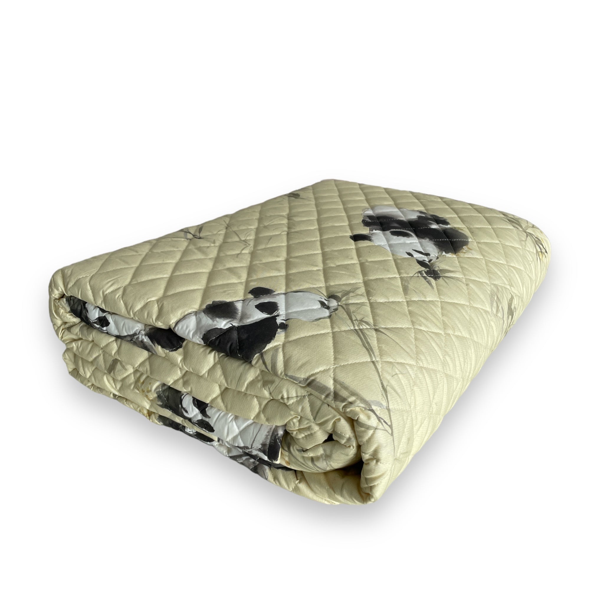 Copriletto Trapuntato Matrimoniale Mirabello in cotone percalle Art. Vita da Panda