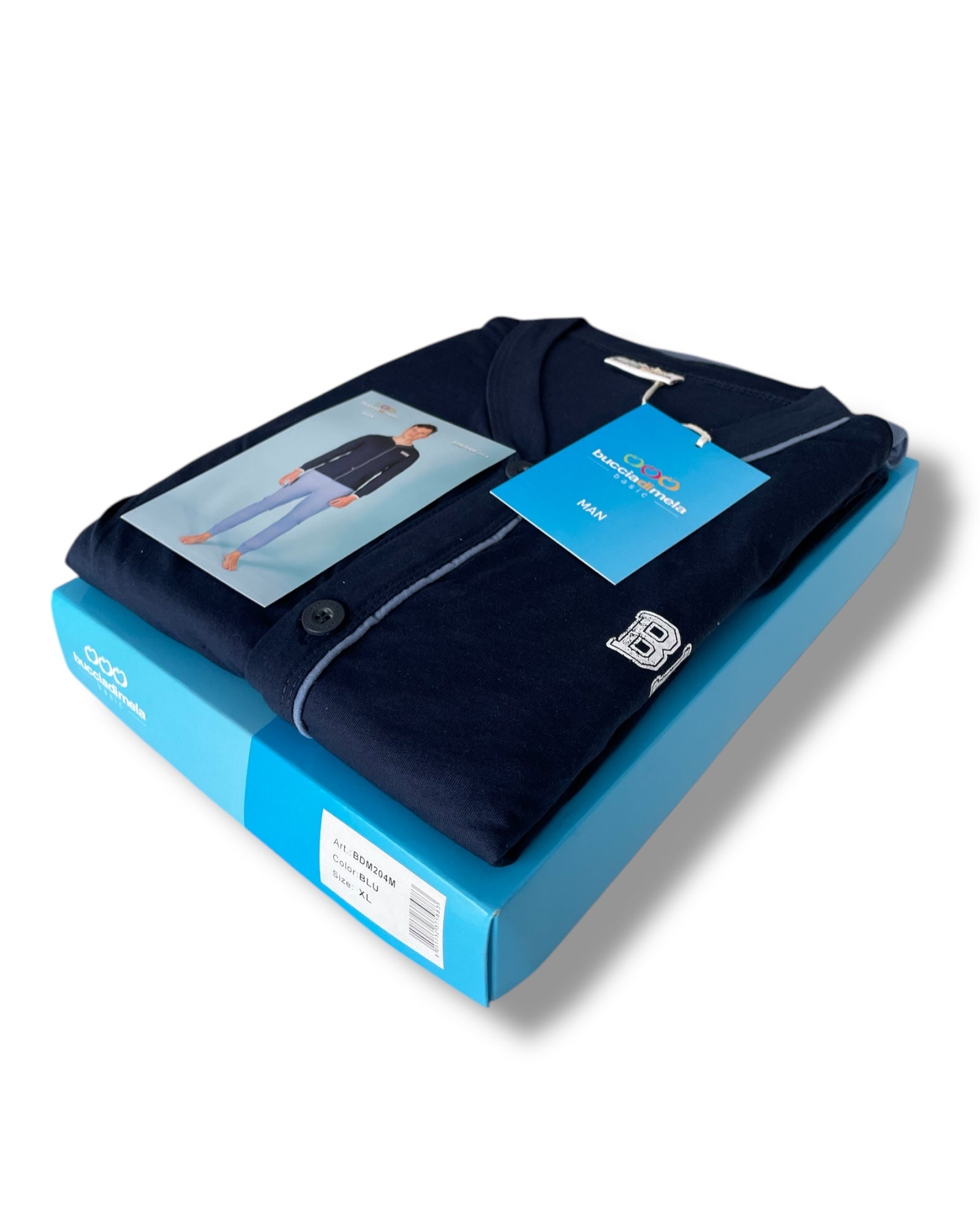 Pigiama uomo primavera estate in cotone Buccia di Mela 204 M