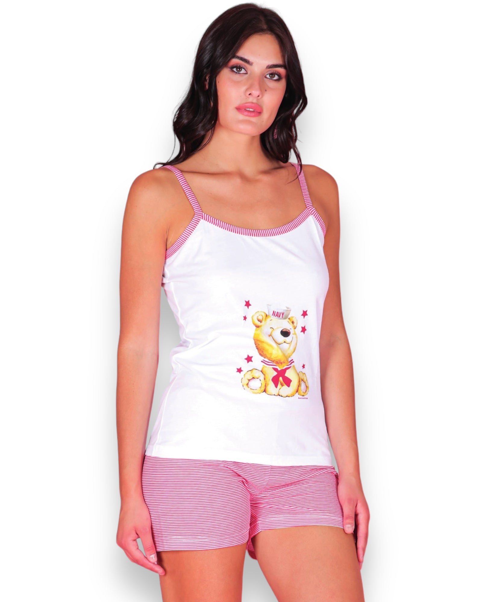 Pigiama donna primavera estate in cotone Buccia di Mela dc12040f