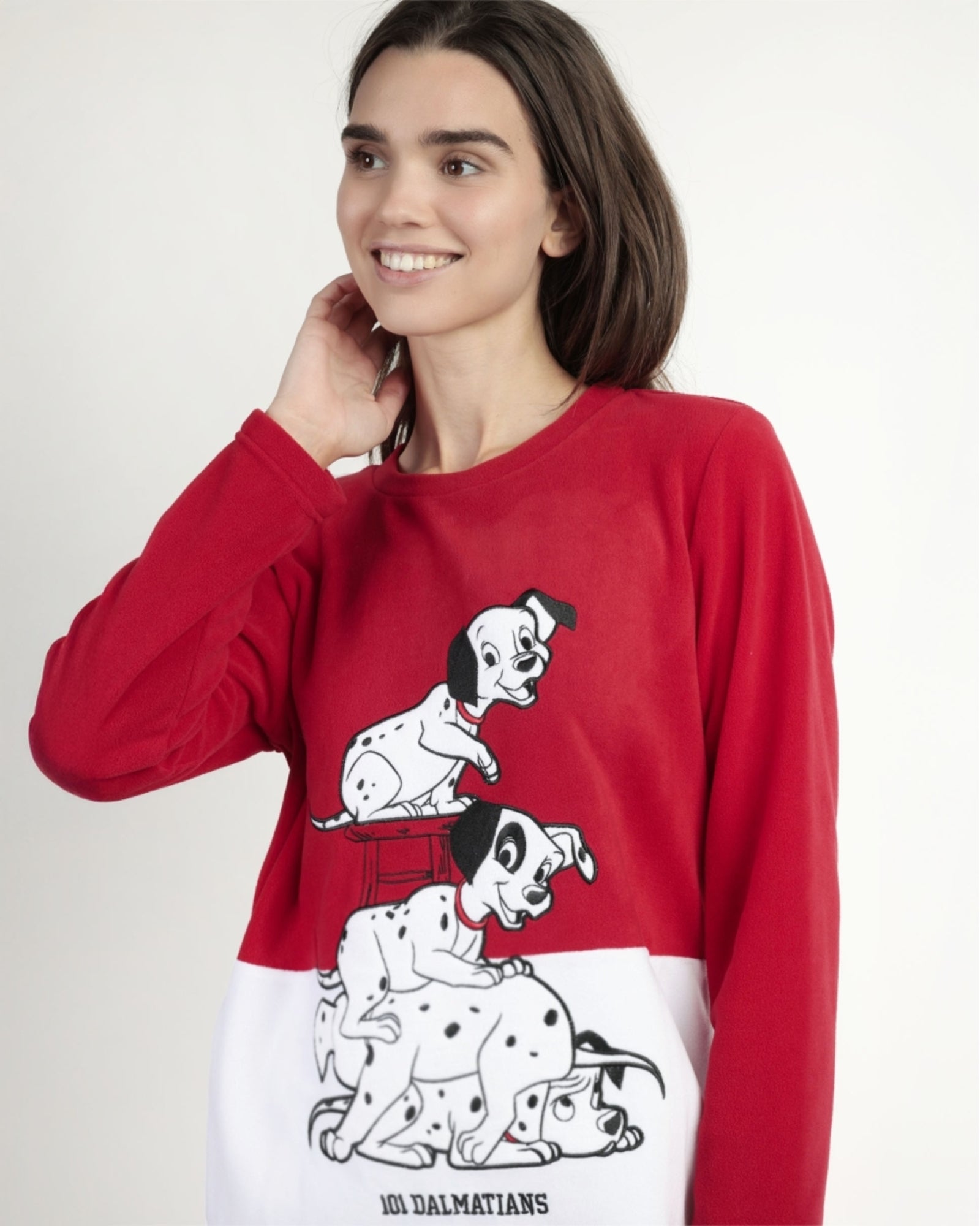 Pigiama donna invernale Disney La Carica dei 101 Micropile Art. 63671