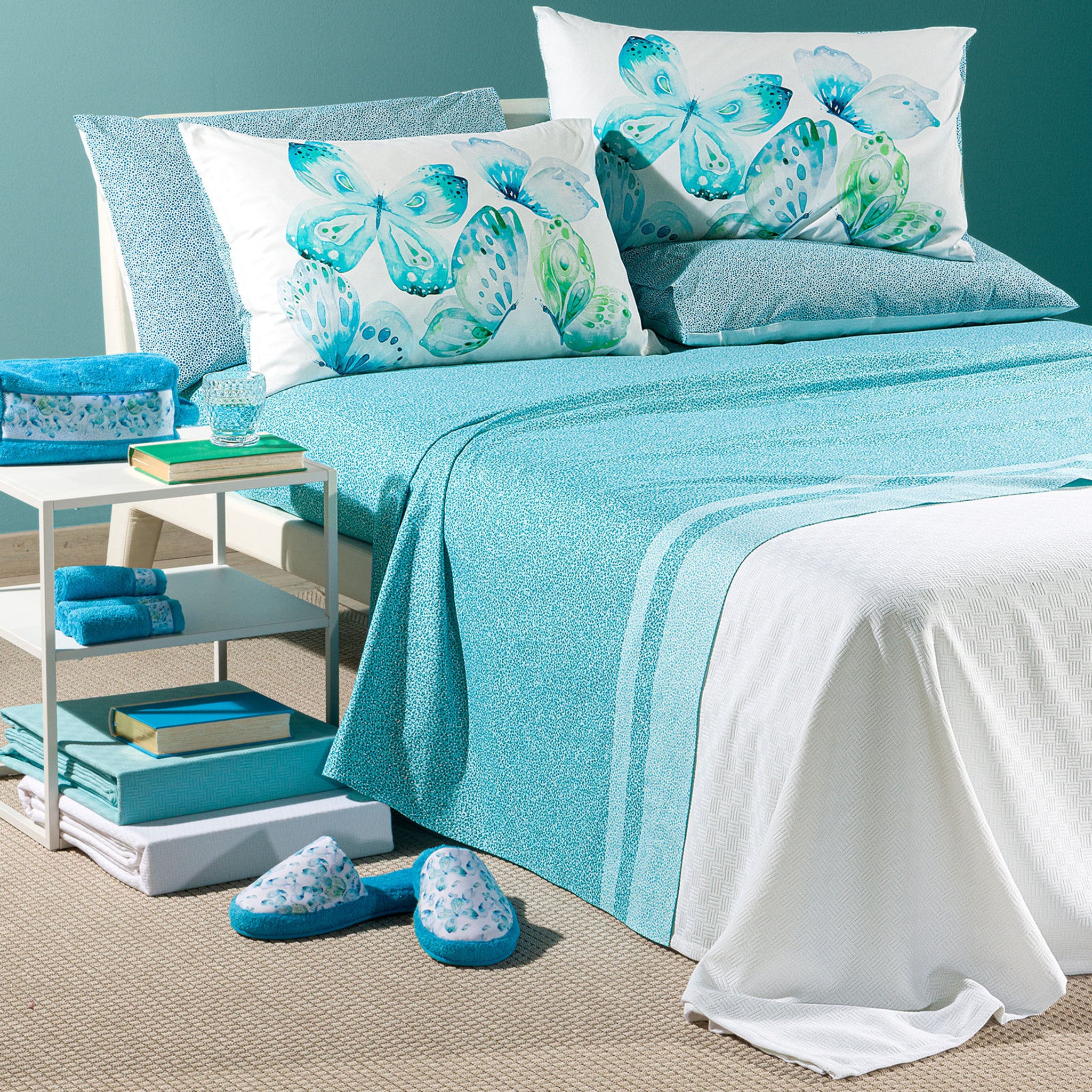 Bassetti Double Sheet Set in Cotton Art. Papiro