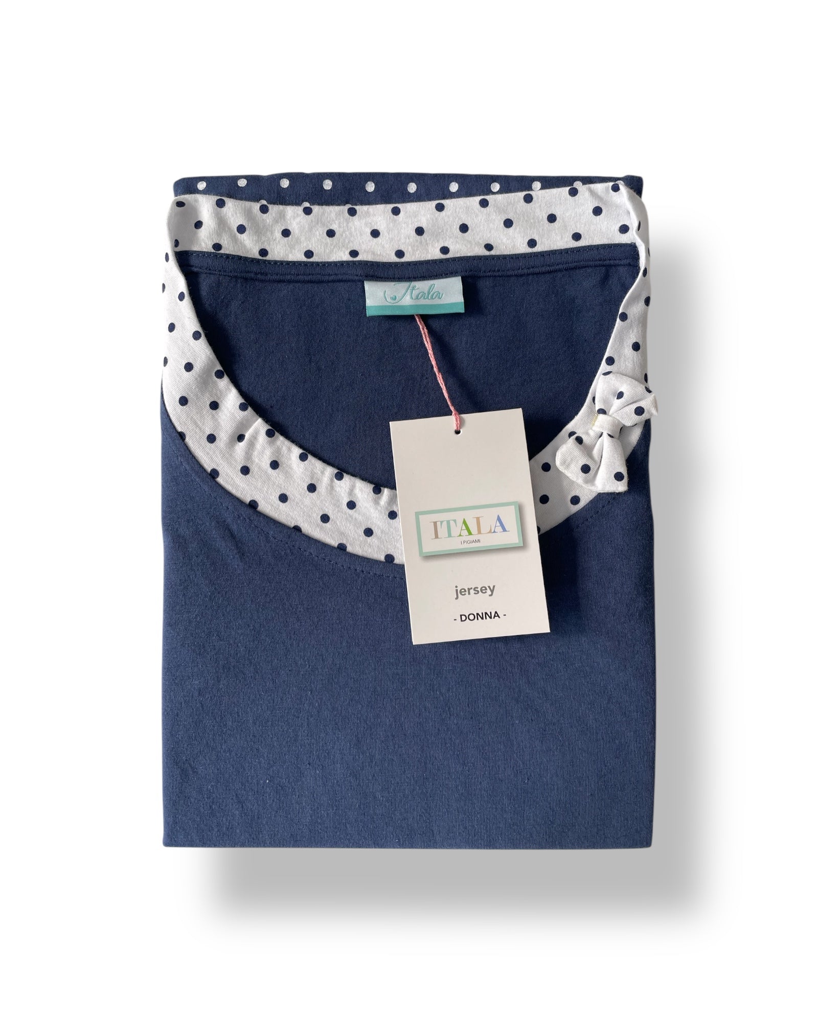 Pigiama donna estivo T-shirt e pantaloncino in cotone Itala Art. 11976 b