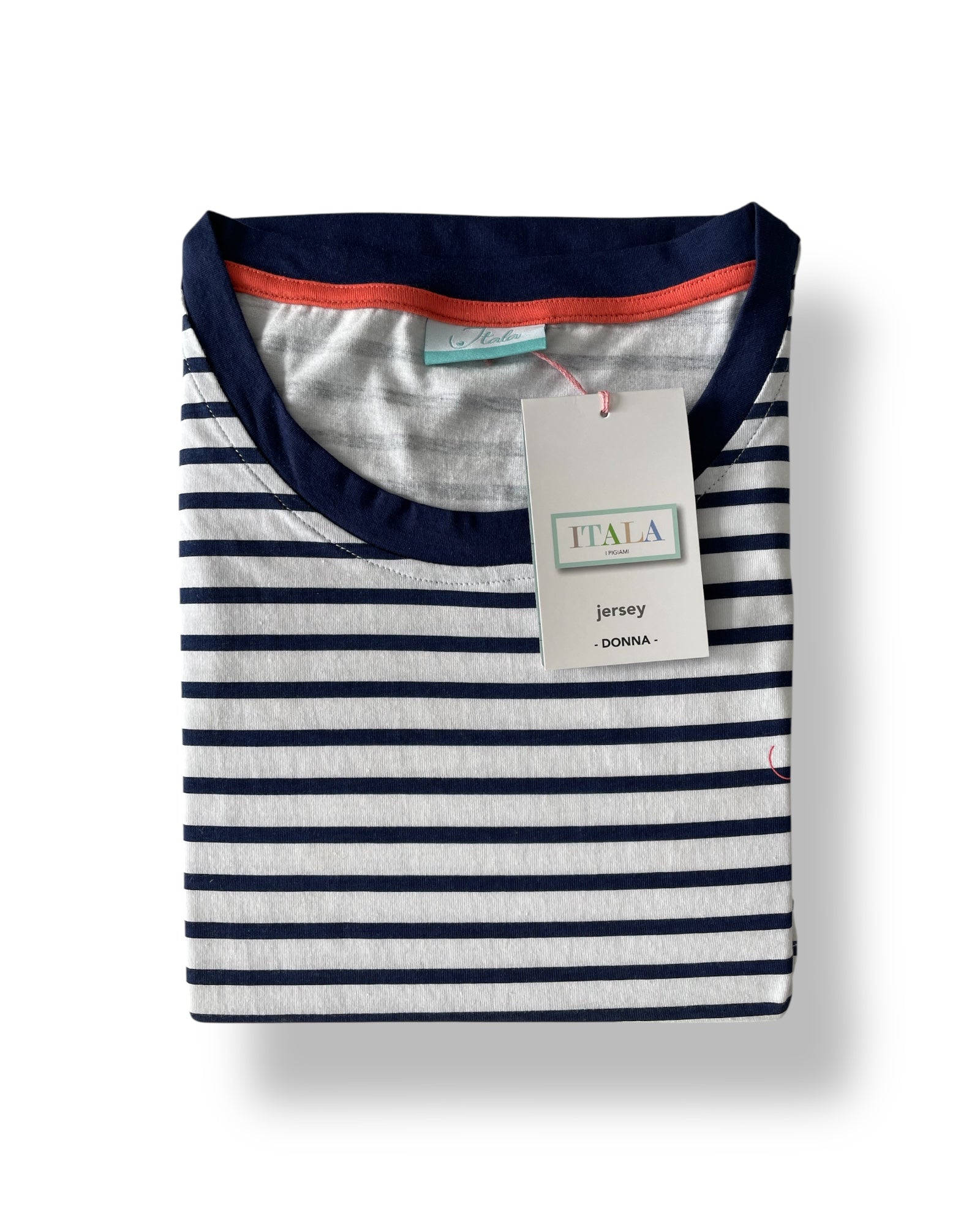 Pigiama donna estivo in cotone T-Shirt e pantaloncino Itala Art. 11982 b