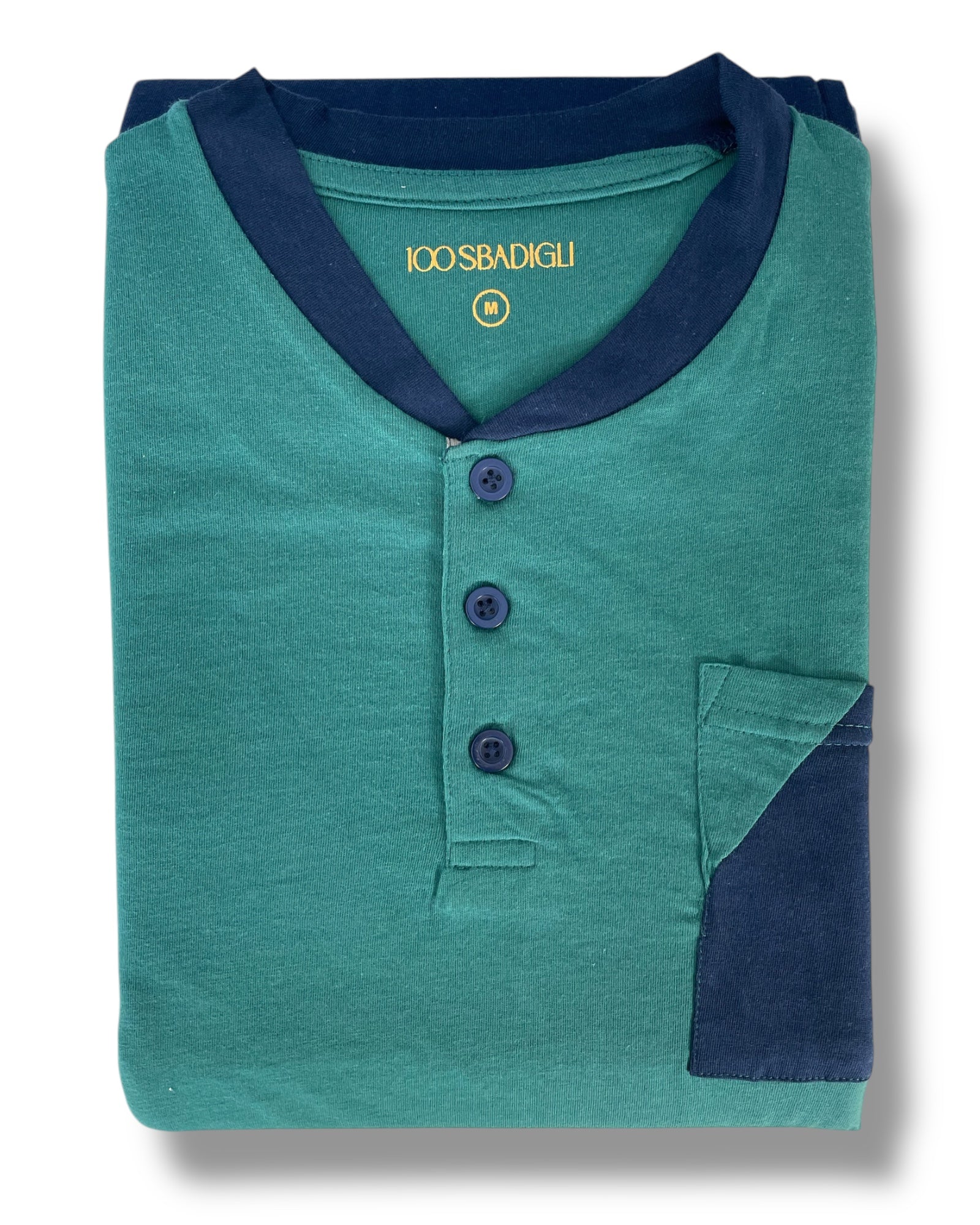 Pigiama uomo primavera estate in cotone di 100 Sbadigli Art. UL 201