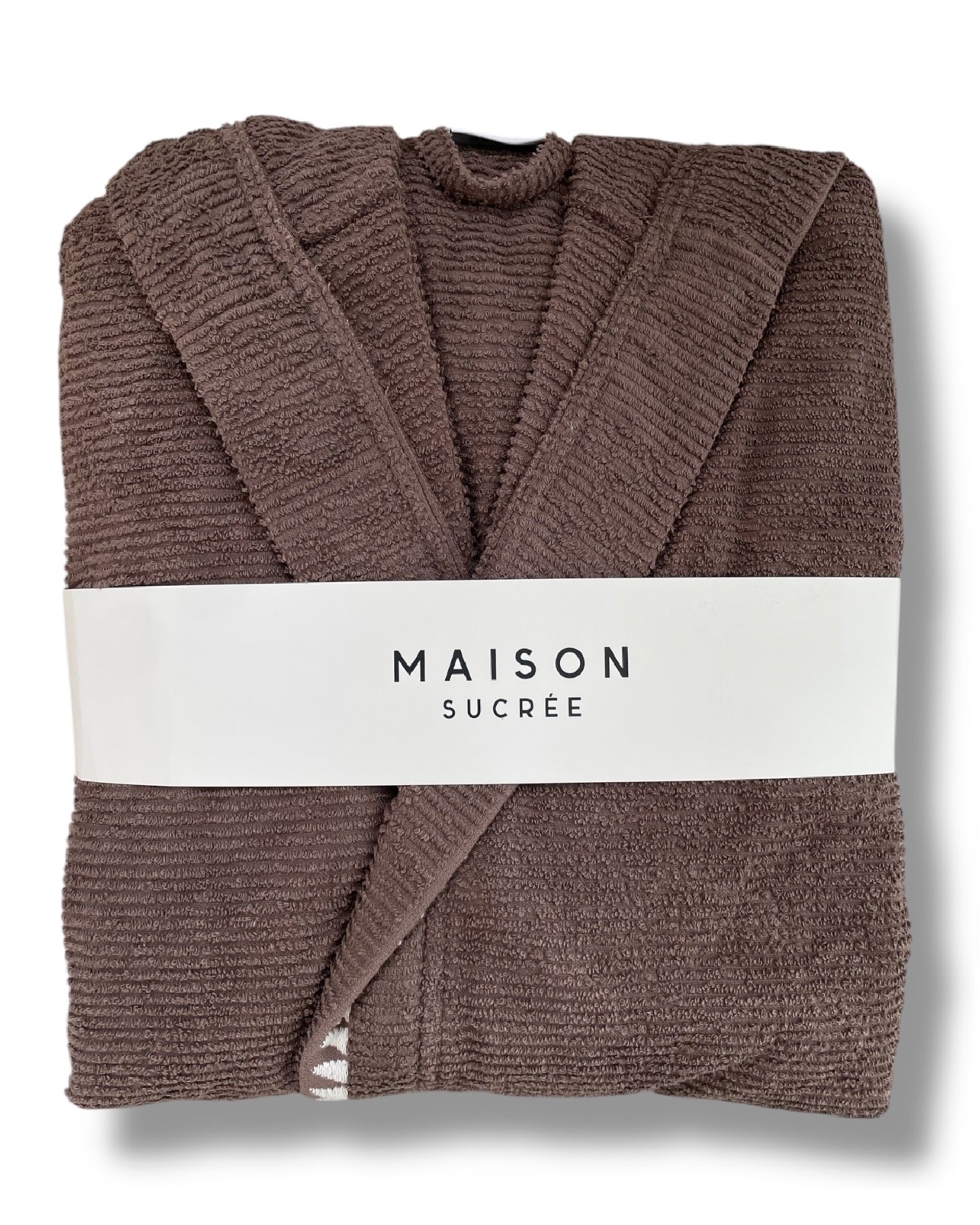 Pepe Unisex Bathrobe 425 gr by Maison Sucrée in 100% Cotton Terry Col. Green