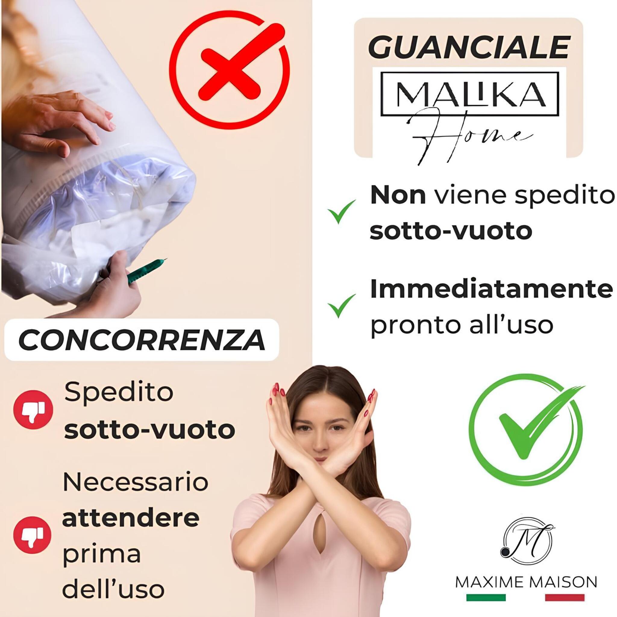 Cuscino Guanciale Anatomico Memory Foam Vega Con Fori - Antiacaro E Sfoderabile