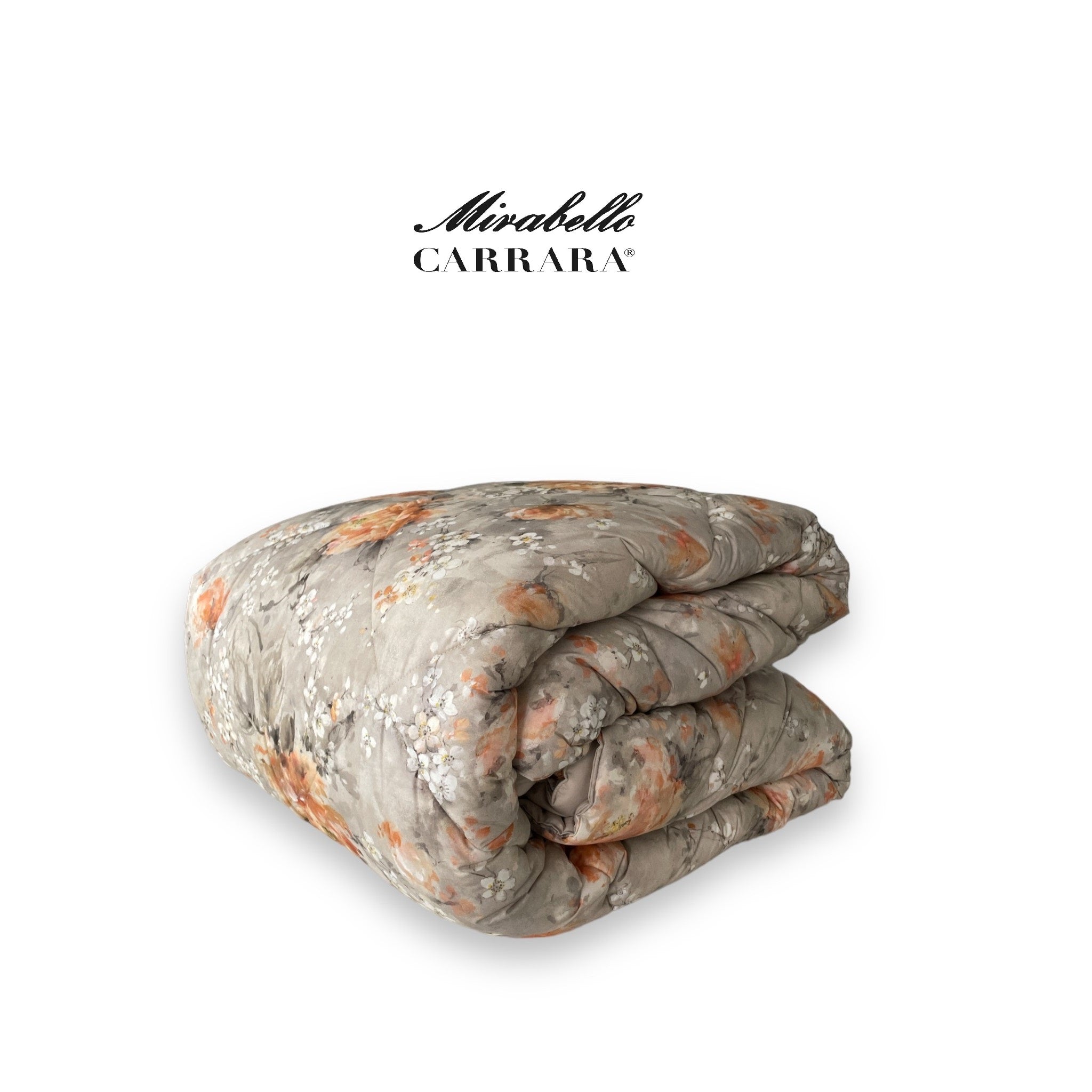 Trapunta invernale matrimoniale Mirabello in percalle di cotone Art. Romance