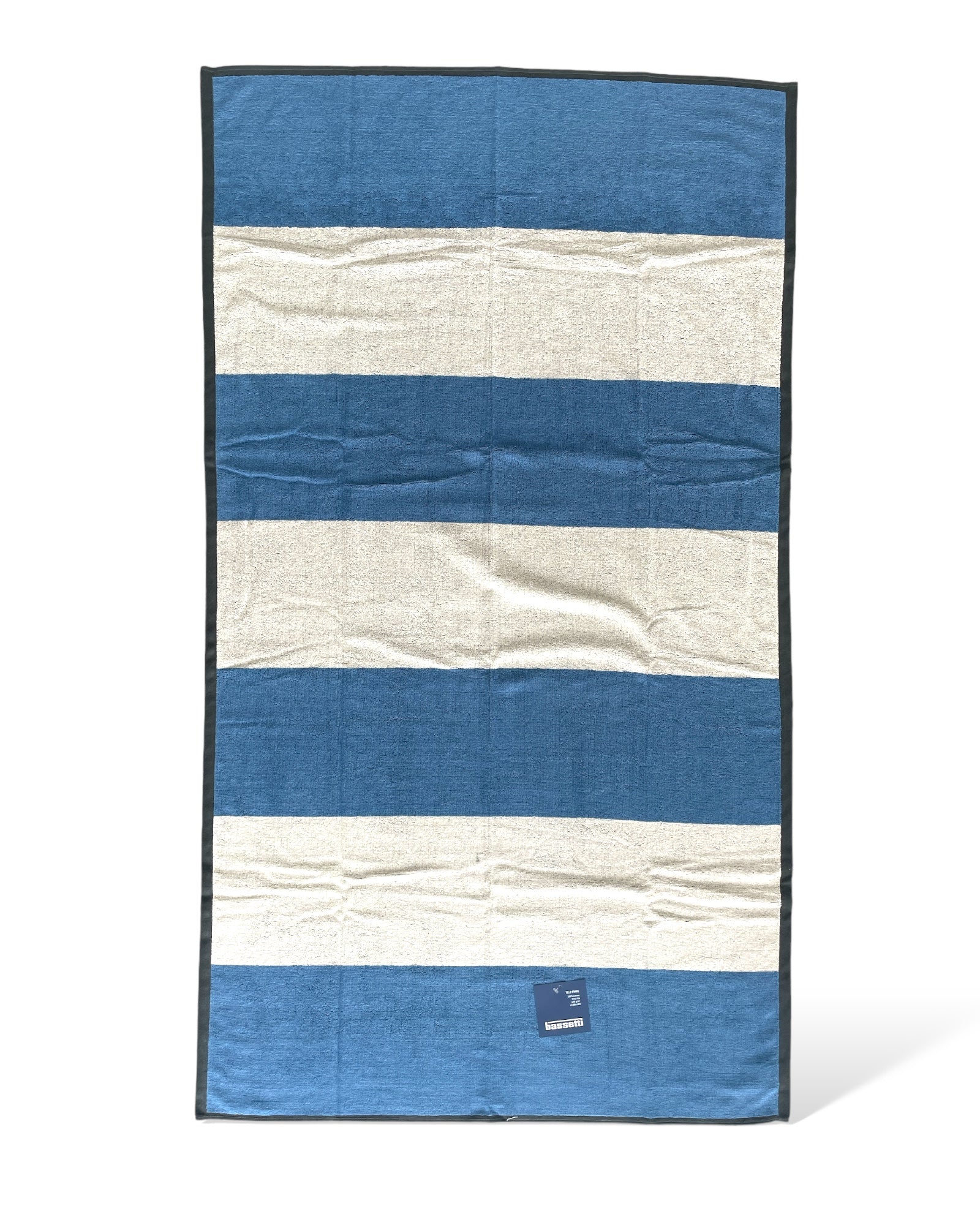 Bassetti beach towel in two-tone cotton terry 90x160cm Art. Big Line