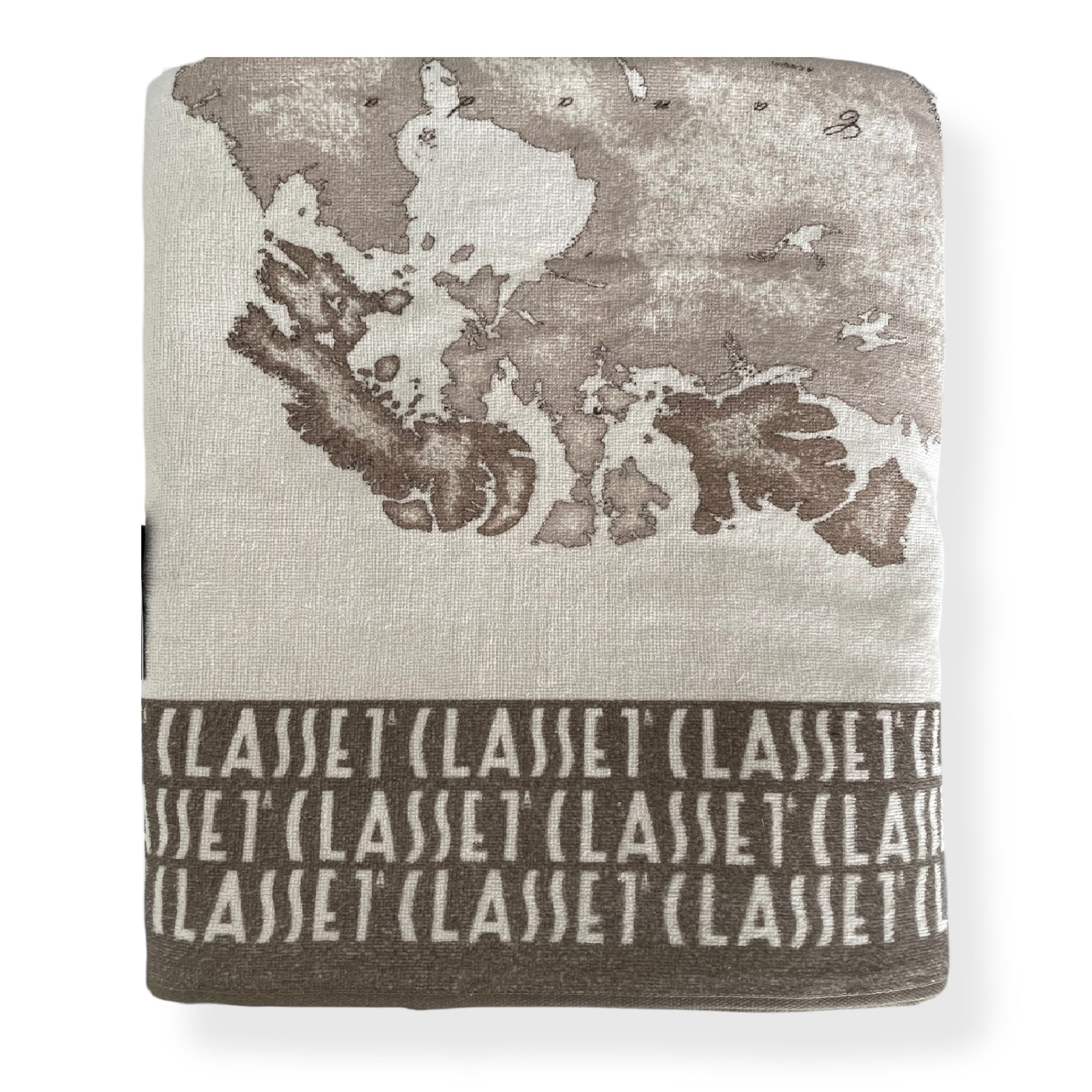 Telo Mare Alviero Martini in spugna 100% cotone 90x180cm Art. Geo Map