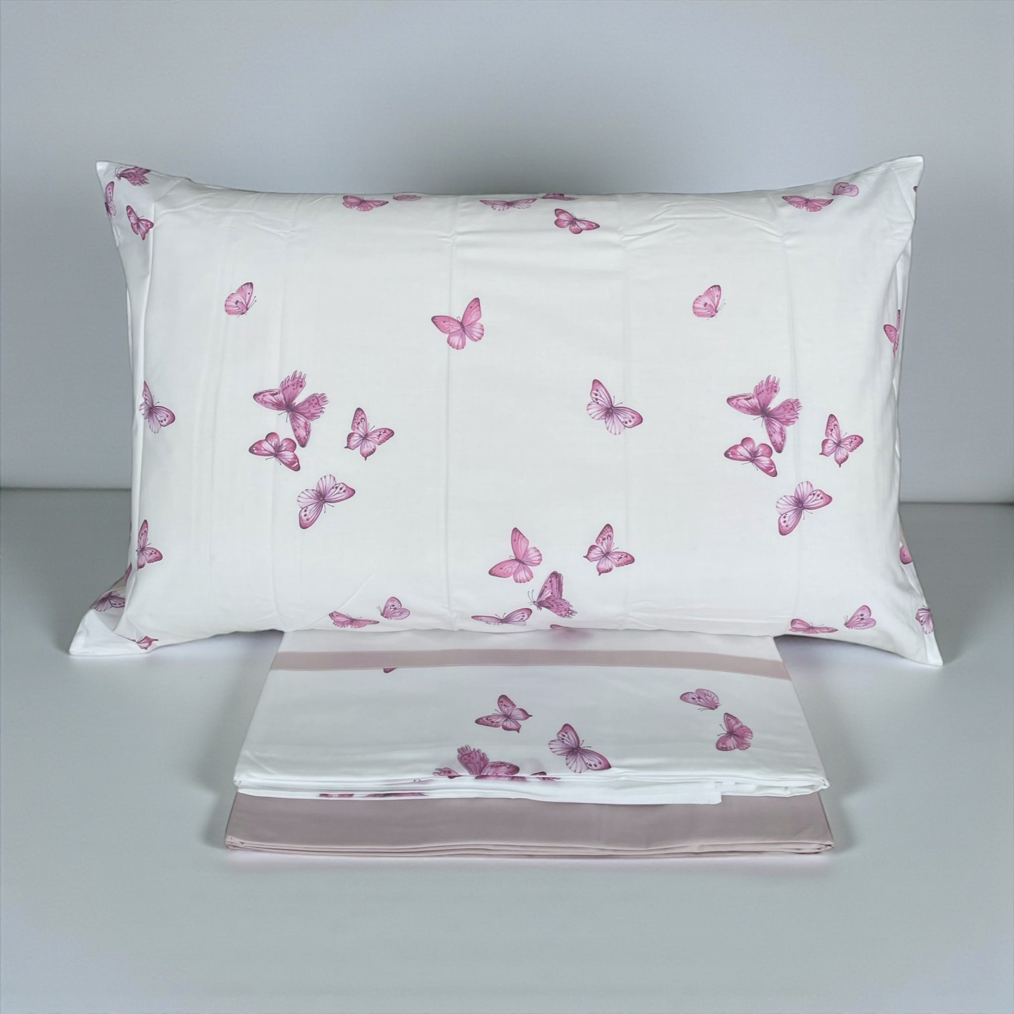 Rebecca Home Double Sheet Set in Percale Cotton Art. Campanule