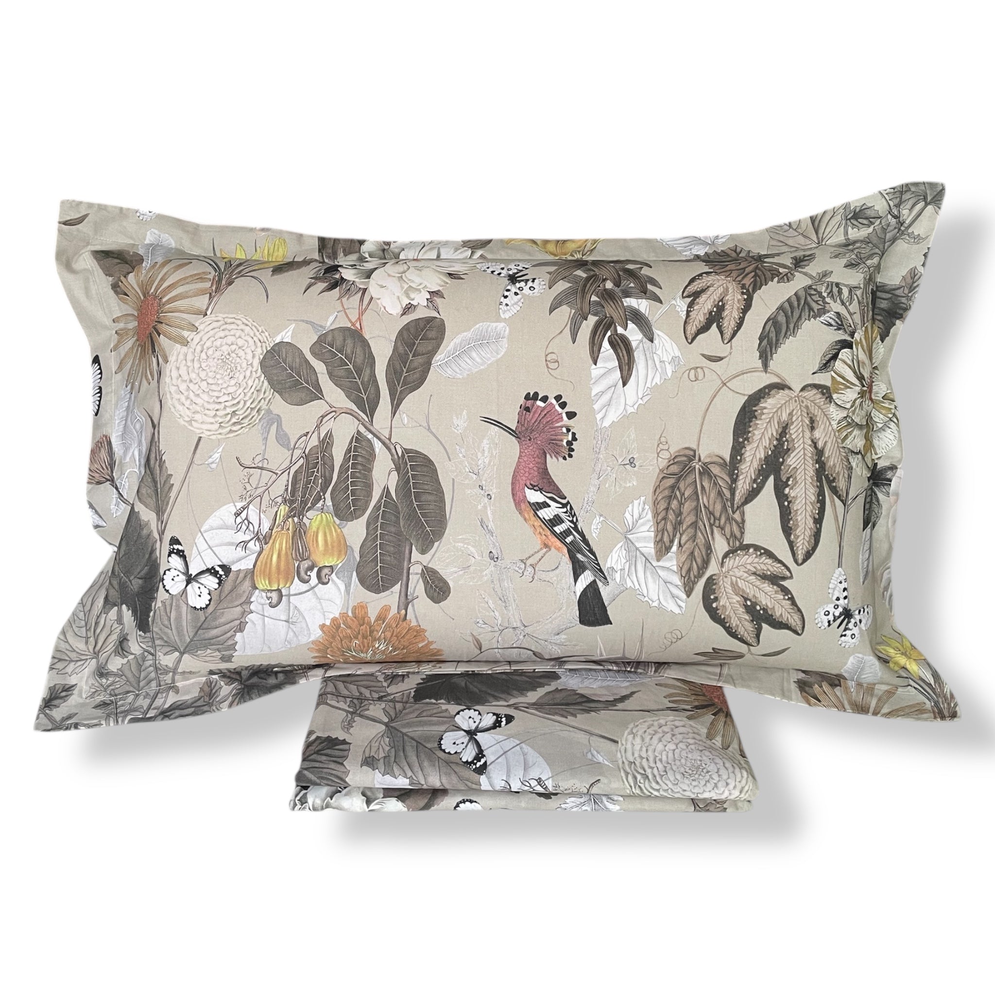 Parure copripiumino matrimoniale Mirabello in cotone percalle Forest Memory