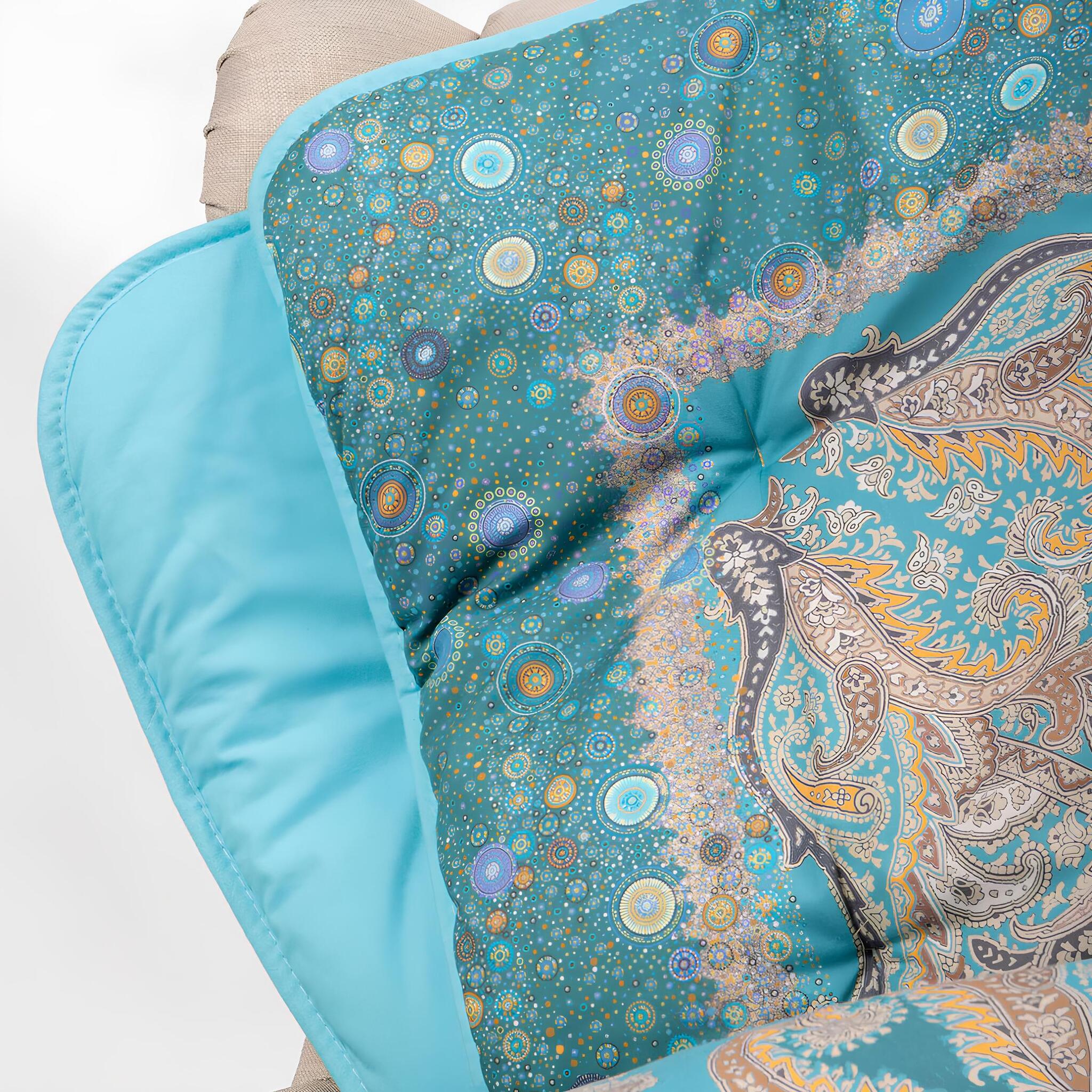 Caleffi Scaldotto Serenissima Plaid Imbottito 130x170 cm in 100% Cotone