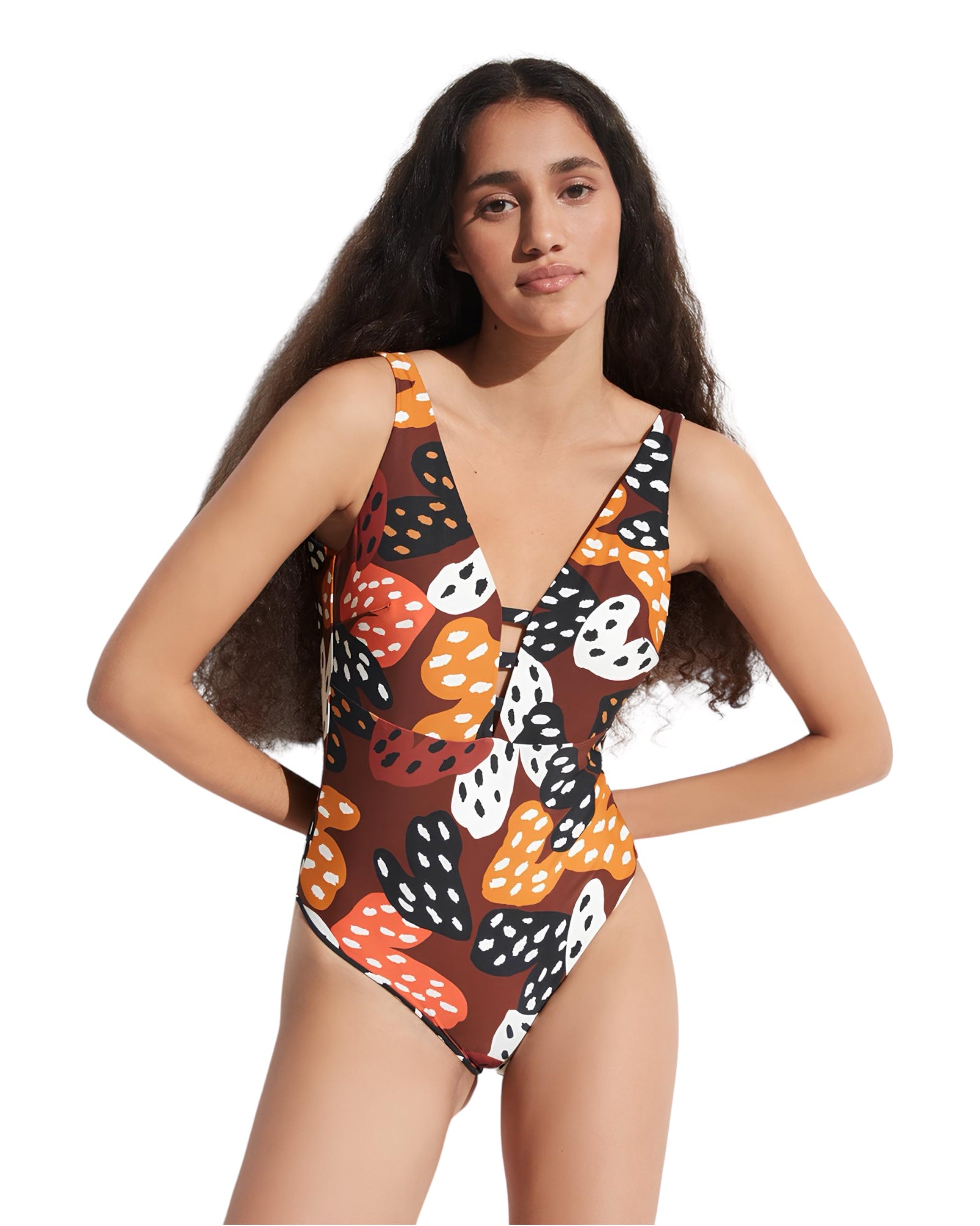 Double Face women's one-piece swimsuit by Gisela Art. 3/3393