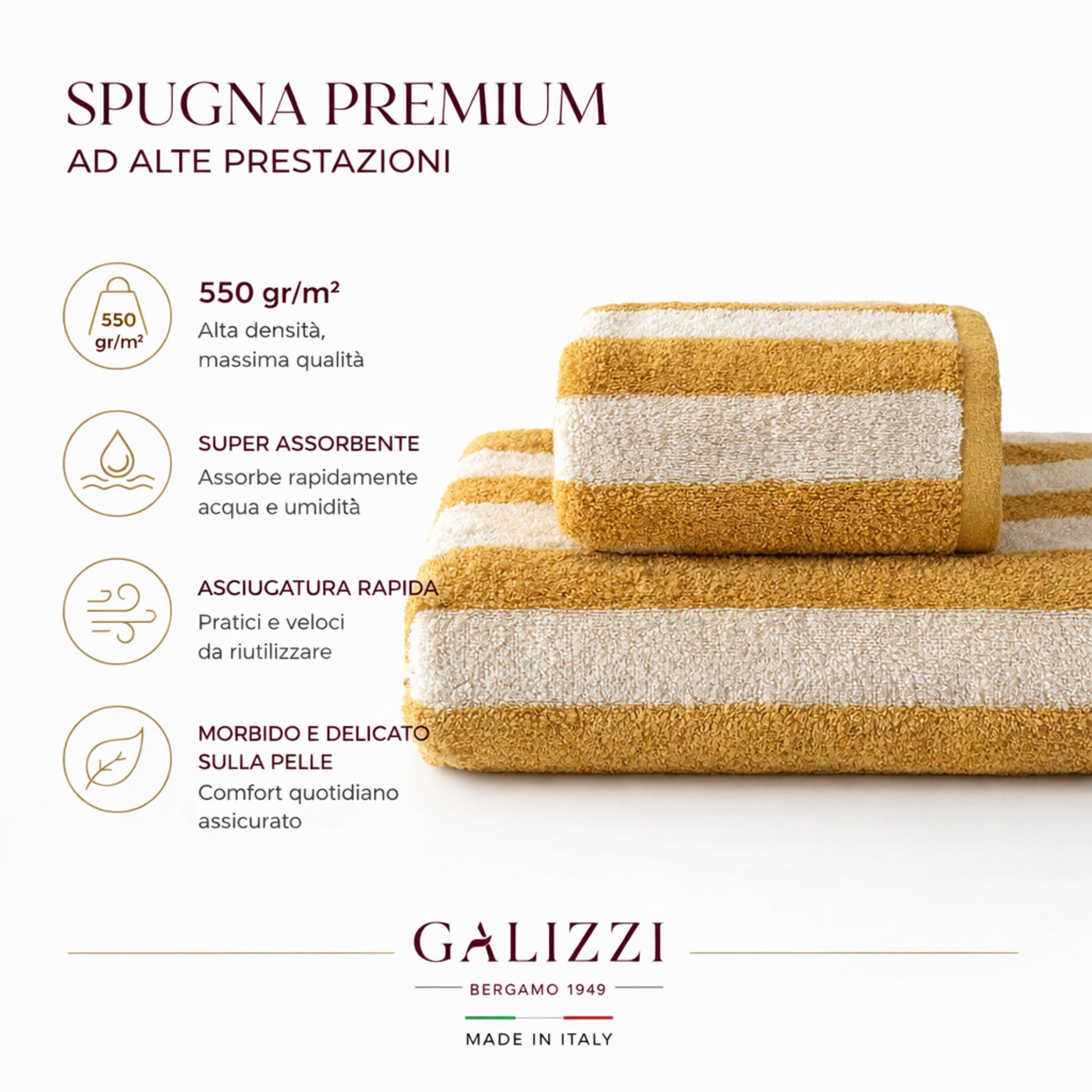 Dettaglio trama jacquard asciugamani cotone tinto filo