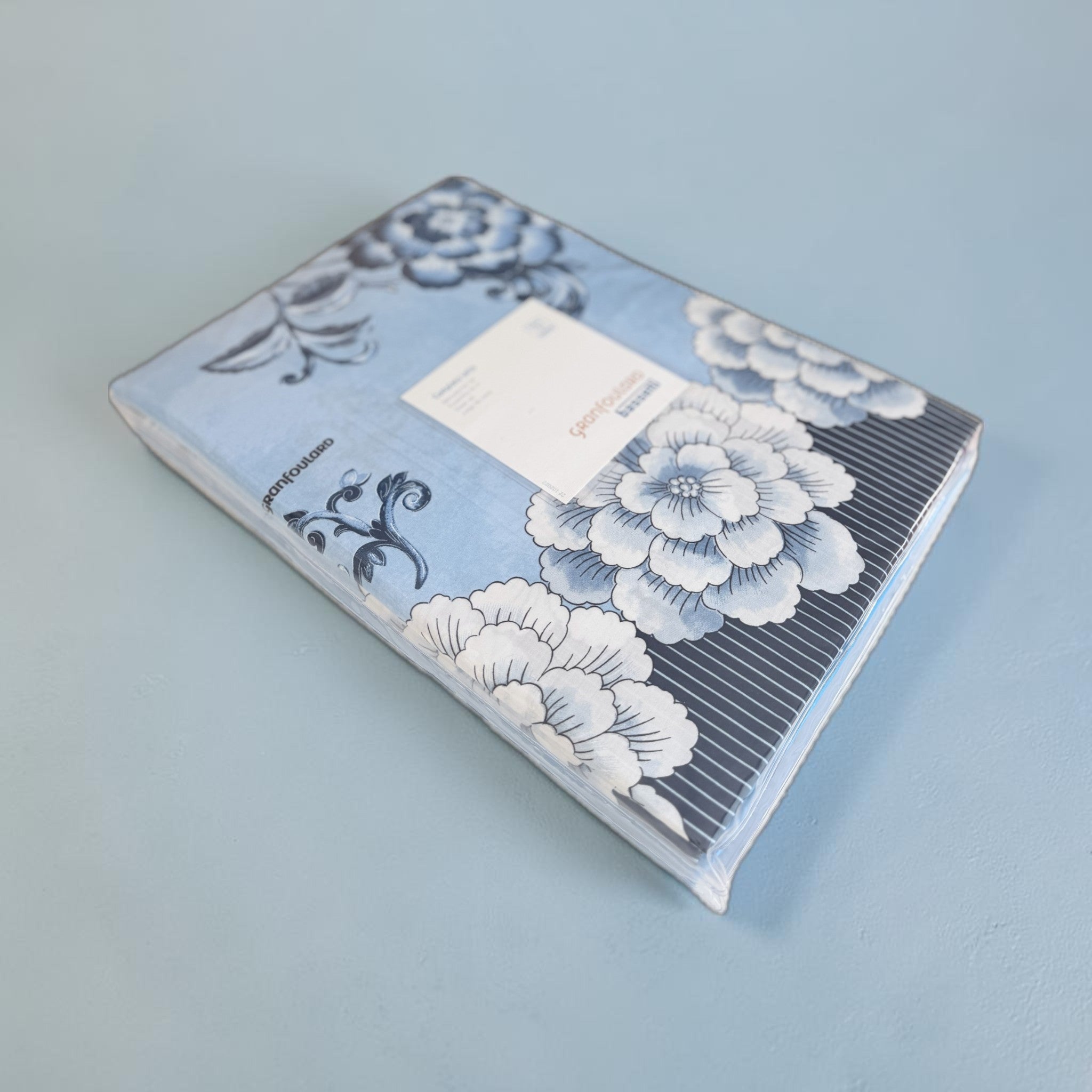 Confezione originale completo lenzuola matrimoniale Bassetti Granfoulard Paraggi colore Azzurro