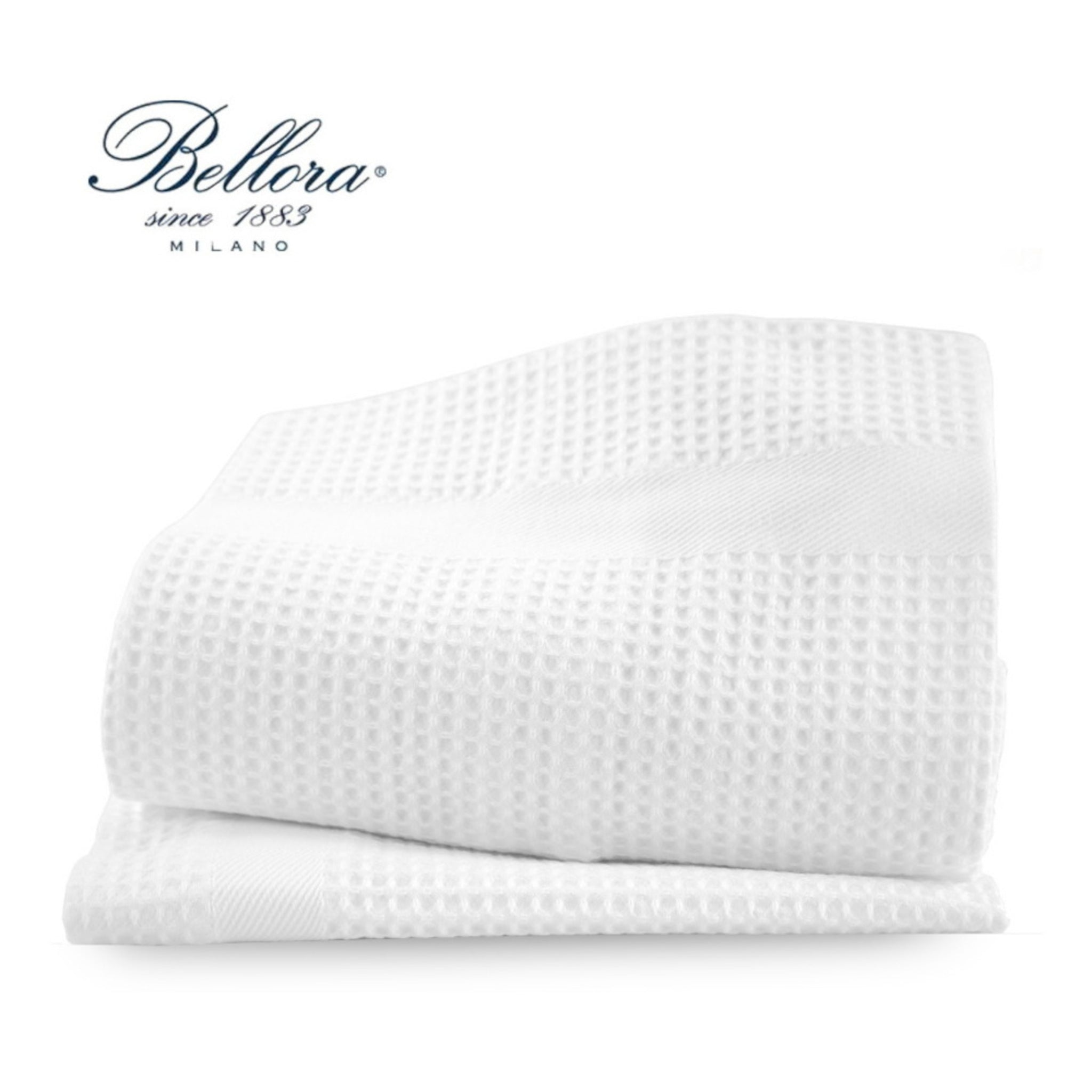 Bellora Bath Towel in honeycomb 100% Cotton Art. Ape White