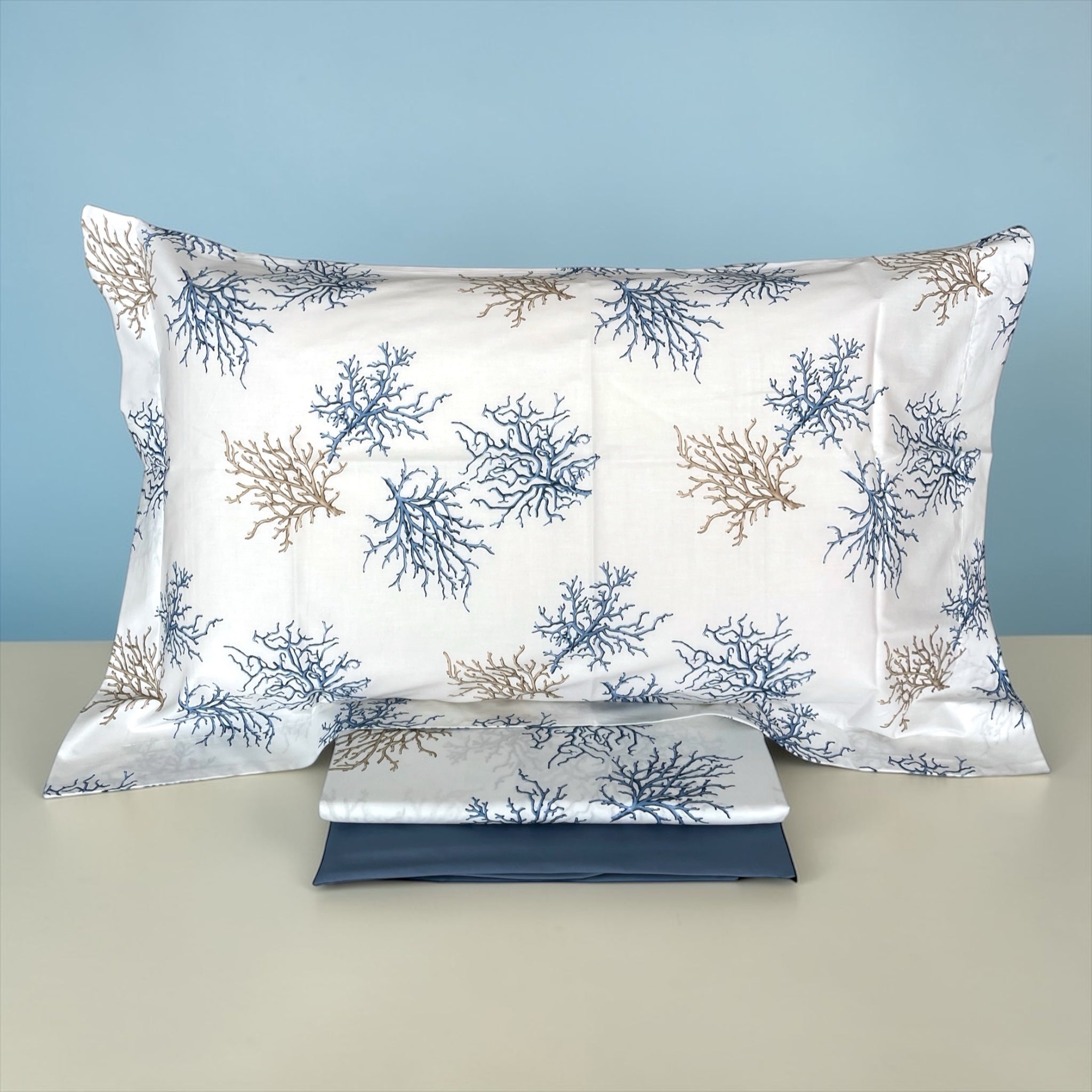 Set lenzuola stile marino elegante coralli