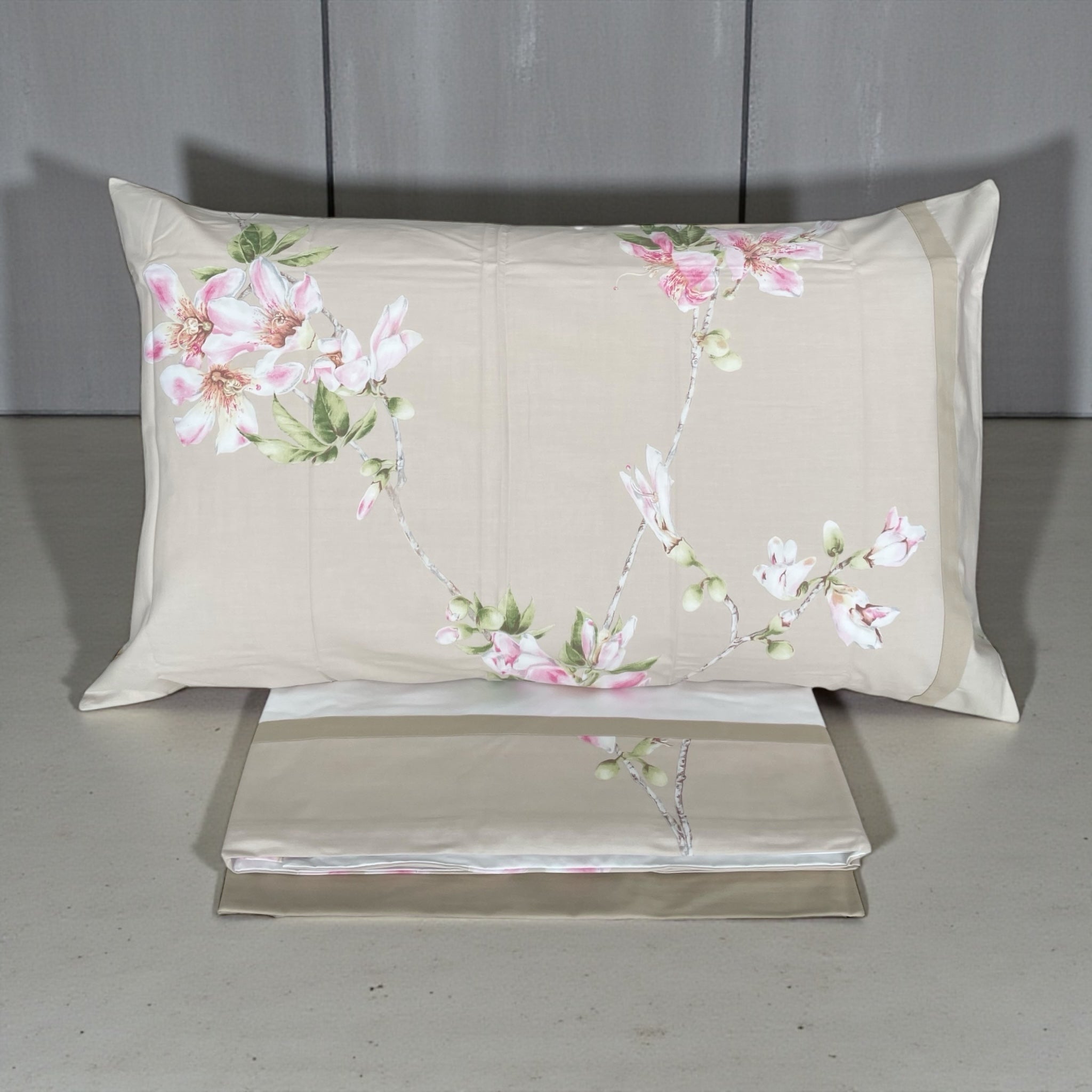 lenzuola matrimoniali fantasia elegante cotone