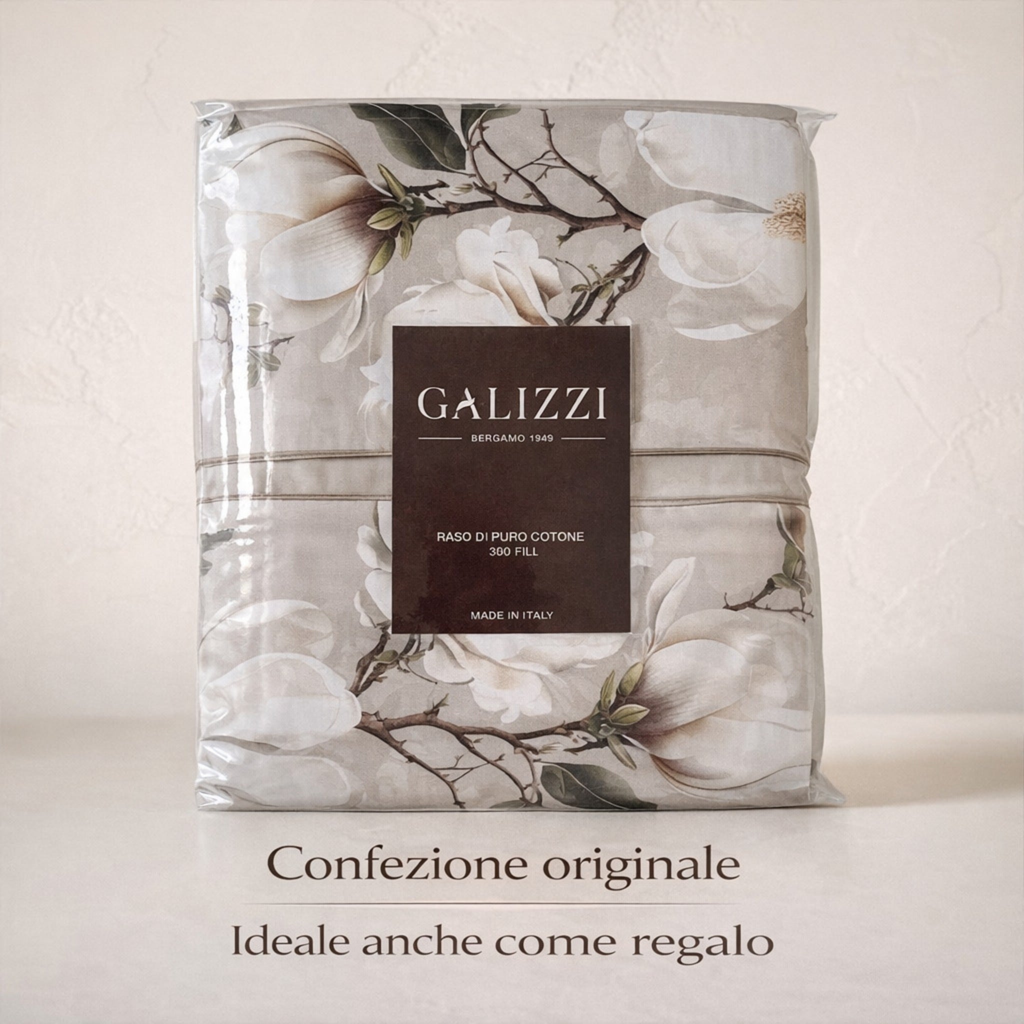 Confezione originale Galizzi lenzuola matrimoniali ideale come regalo
