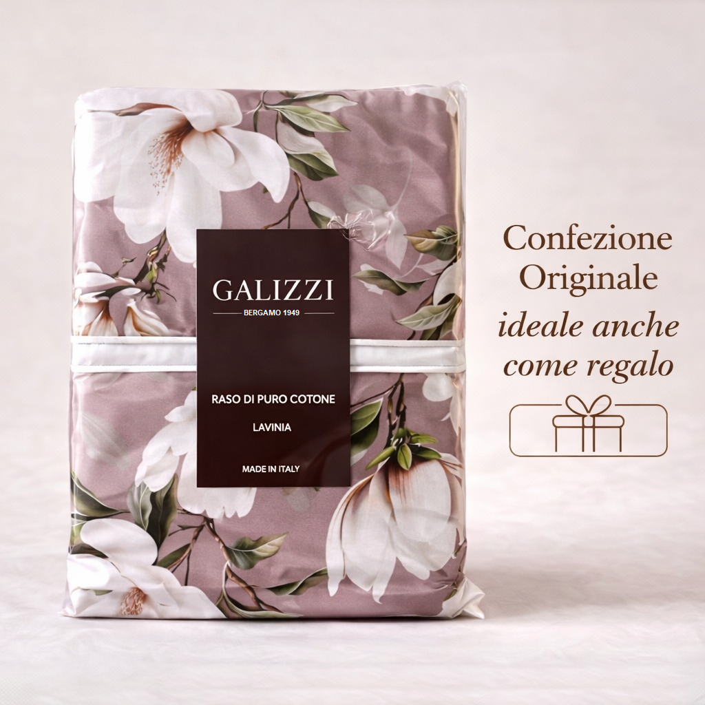 Confezione originale Galizzi lenzuola matrimoniali ideale come regalo