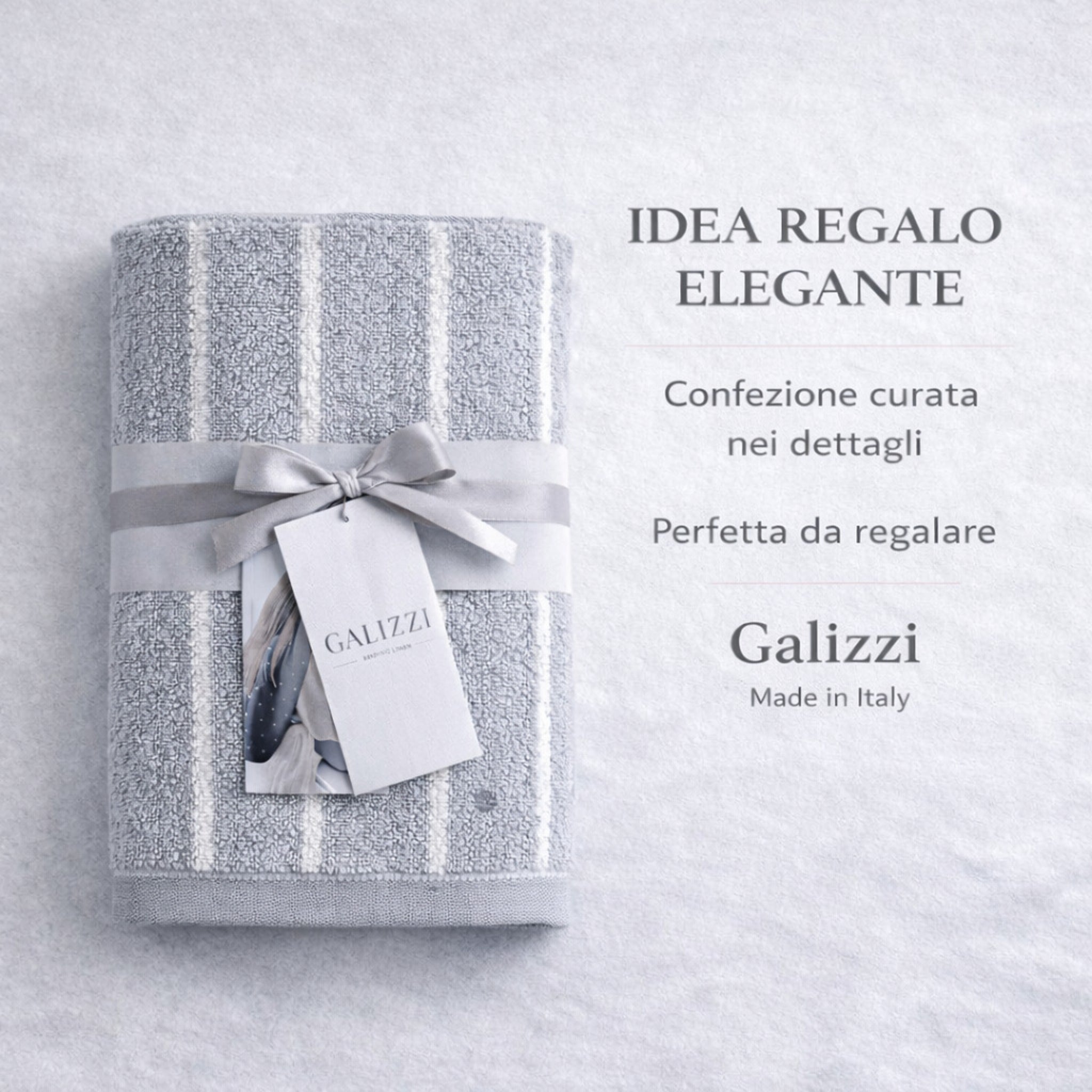 Confezione regalo asciugamani Galizzi Milano made in Italy