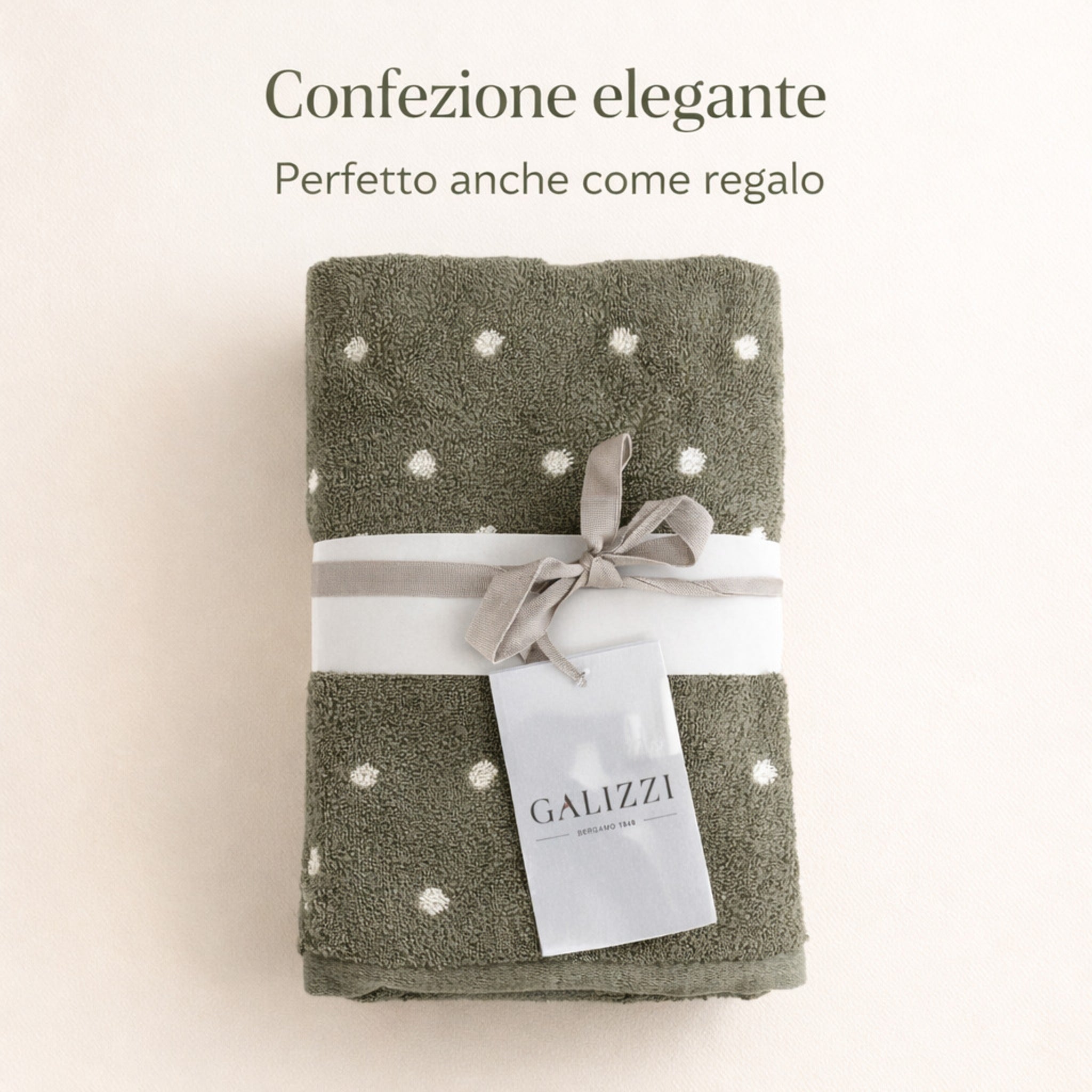 Confezione regalo asciugamani pois Galizzi San Diego