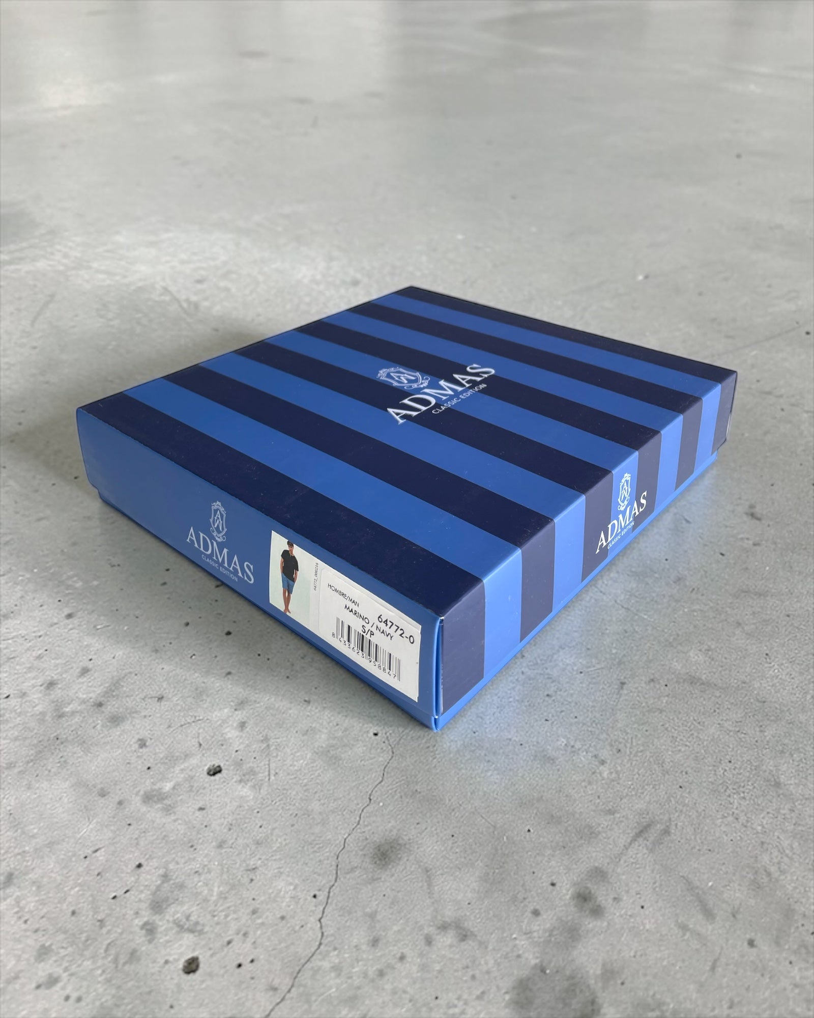 pigiama uomo admas 64772 confezionato in scatola regalo originale