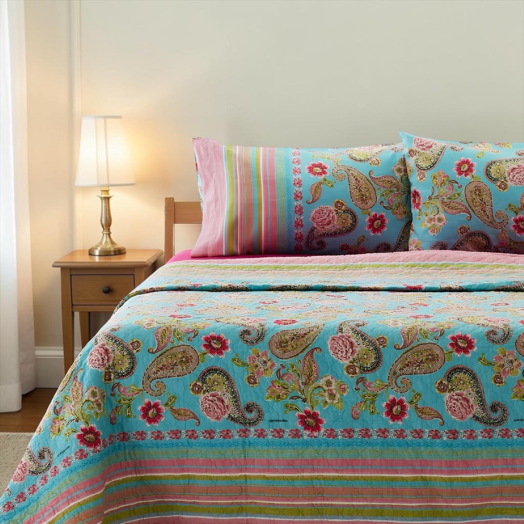 Copriletto matrimoniale Bassetti Granfoulard Rapallo cotone
