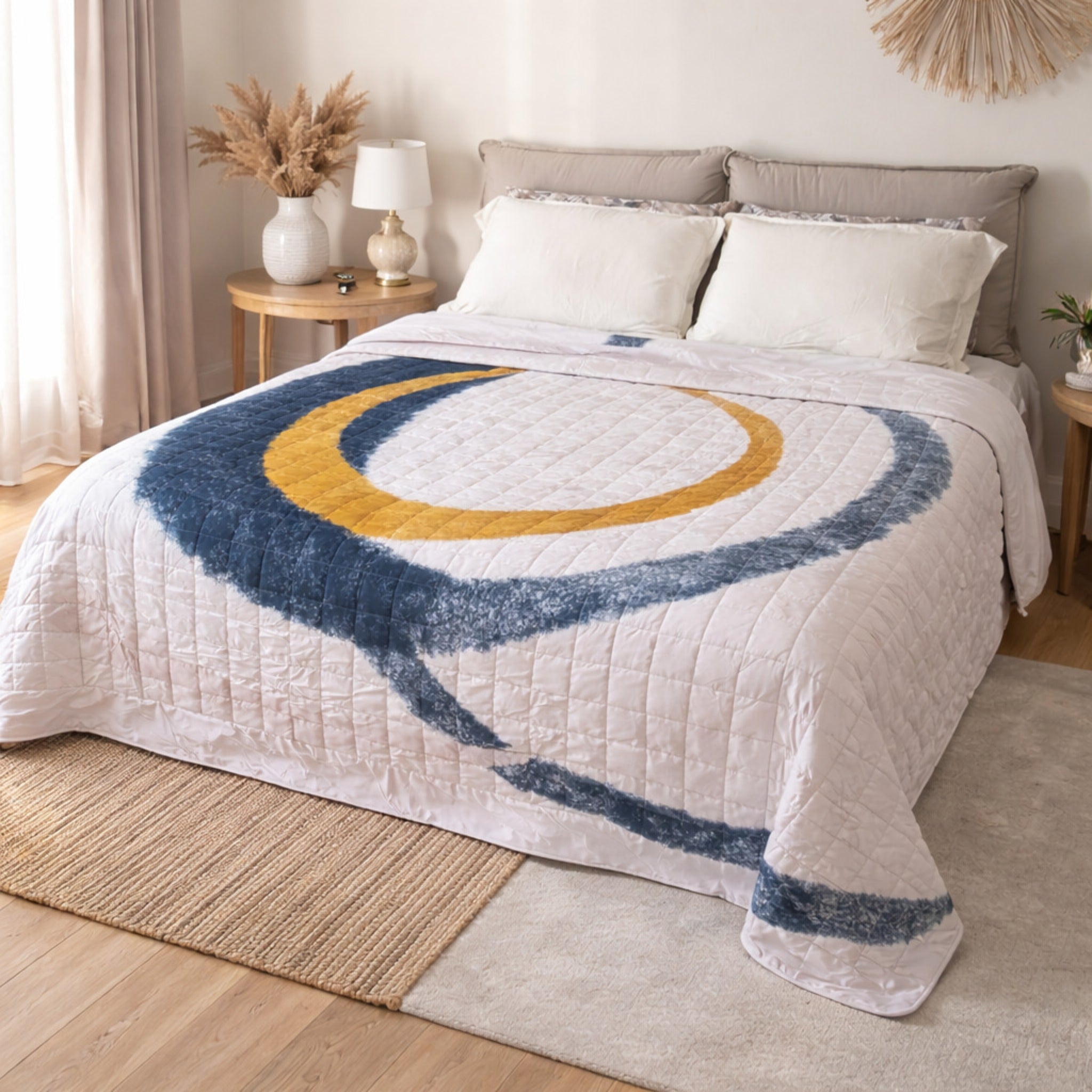 Copriletto matrimoniale Cogal 2648 design artistico