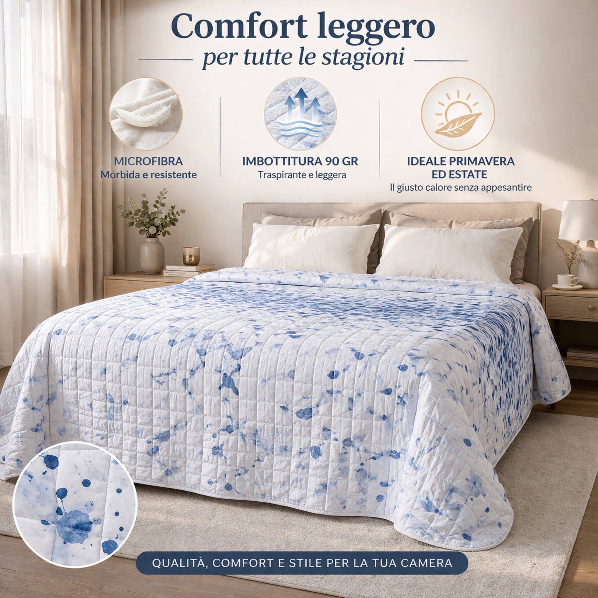 Certificazione Oeko Tex copriletto sicuro e anallergico