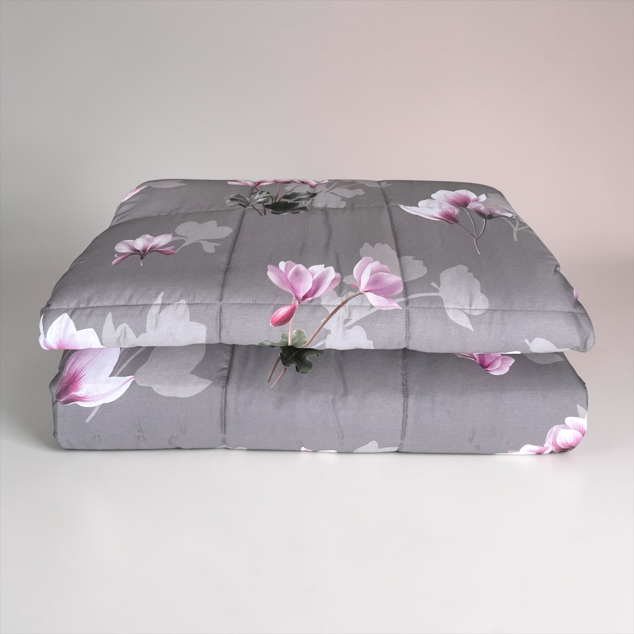 Copriletto Trapuntato Matrimoniale Galizzi Mindy in Raso di Cotone 100% Made in Italy – Quilt Primaverile 260x270 cm con Stampa Floreale Digitale