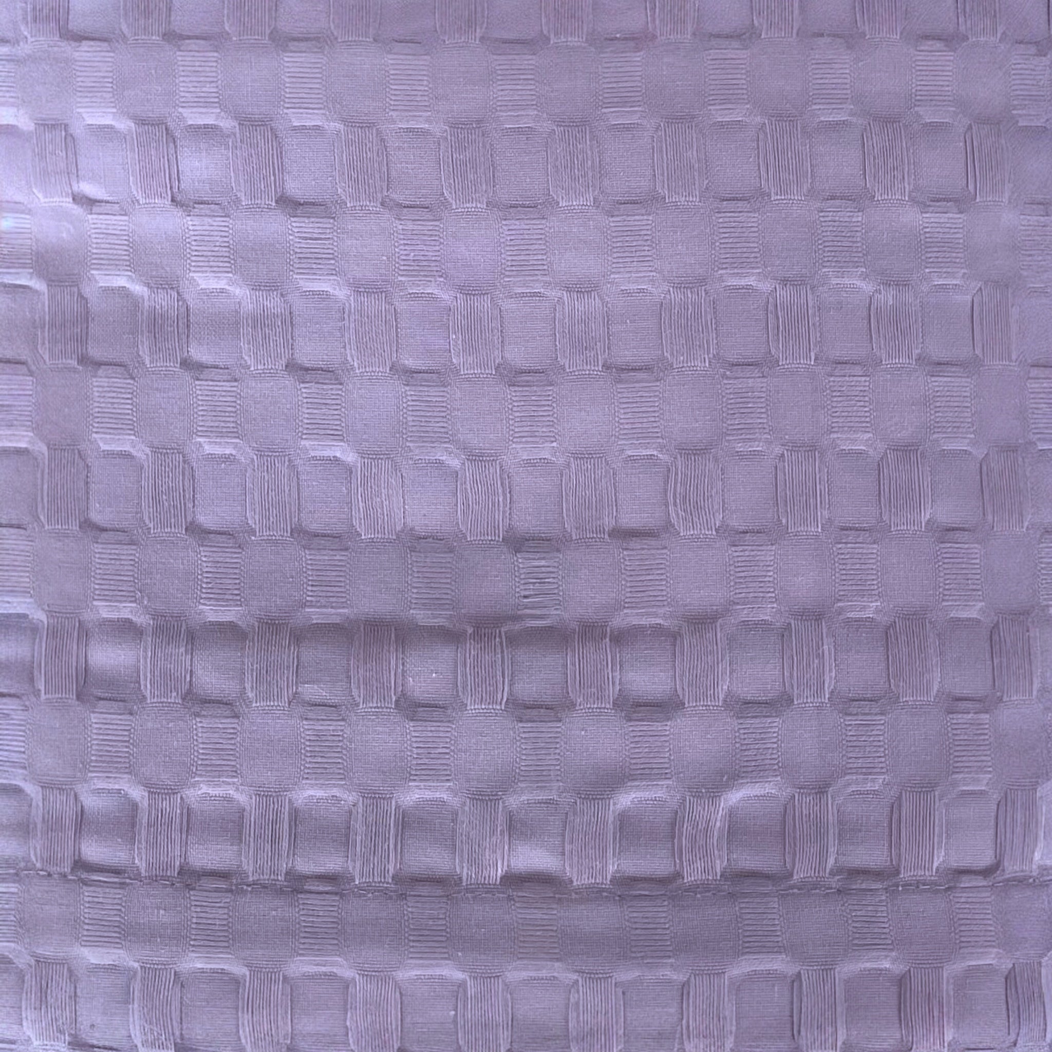trama waffle cotone copriletto leggero fresco lilla