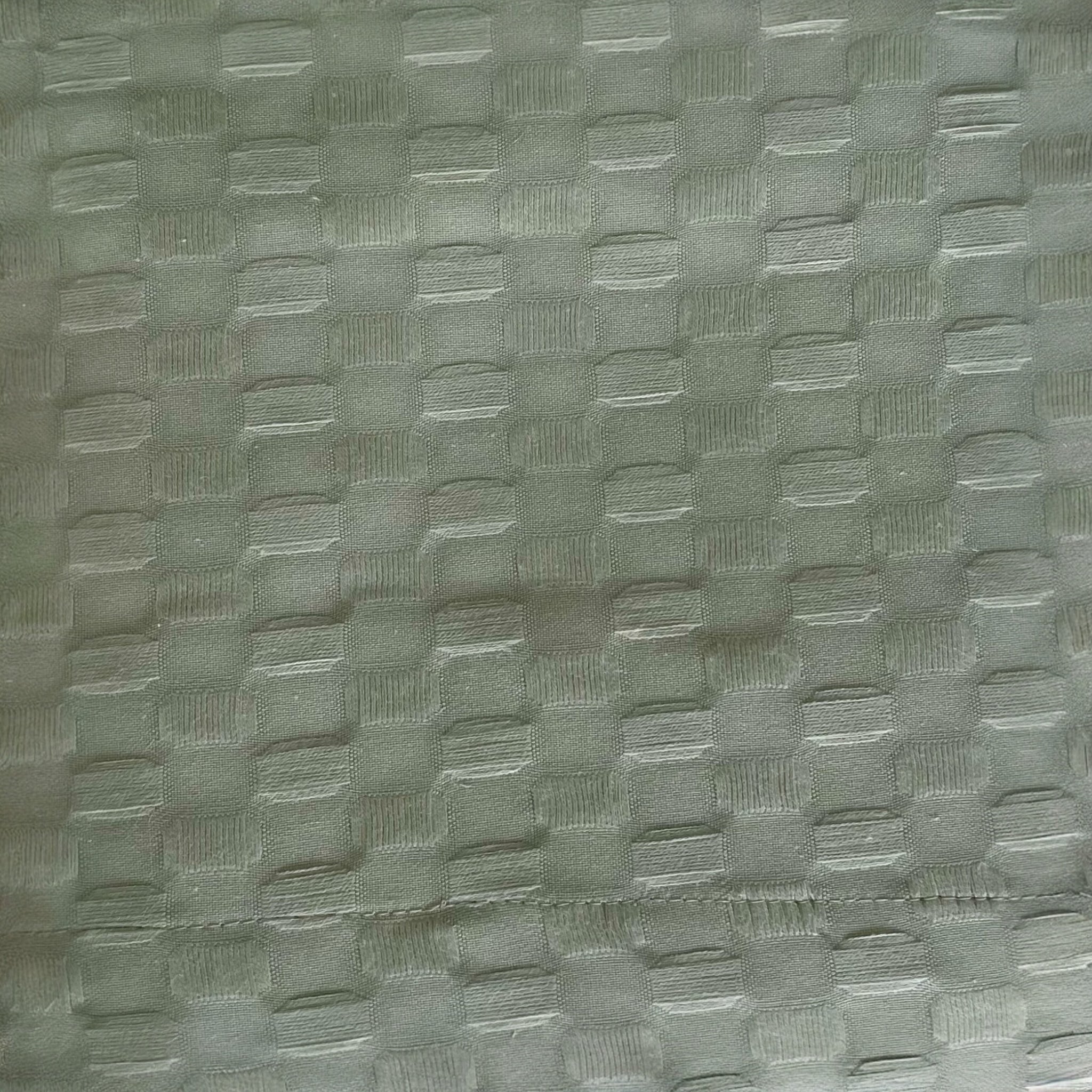 trama waffle cotone copriletto leggero fresco salvia
