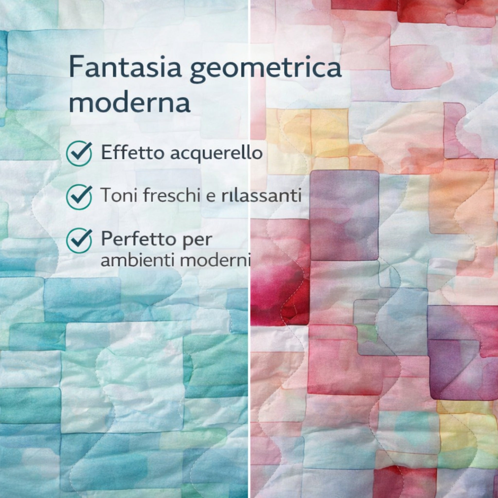 Copriletto Zambaiti Card blu e rosa varianti
