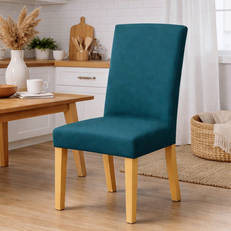 Set di coprisedie per sedie da pranzo, elastam elastico stampa pastorale moderno, per matrimoni, sala da pranzo, ufficio, banchetti (colore 2,4 pezzi