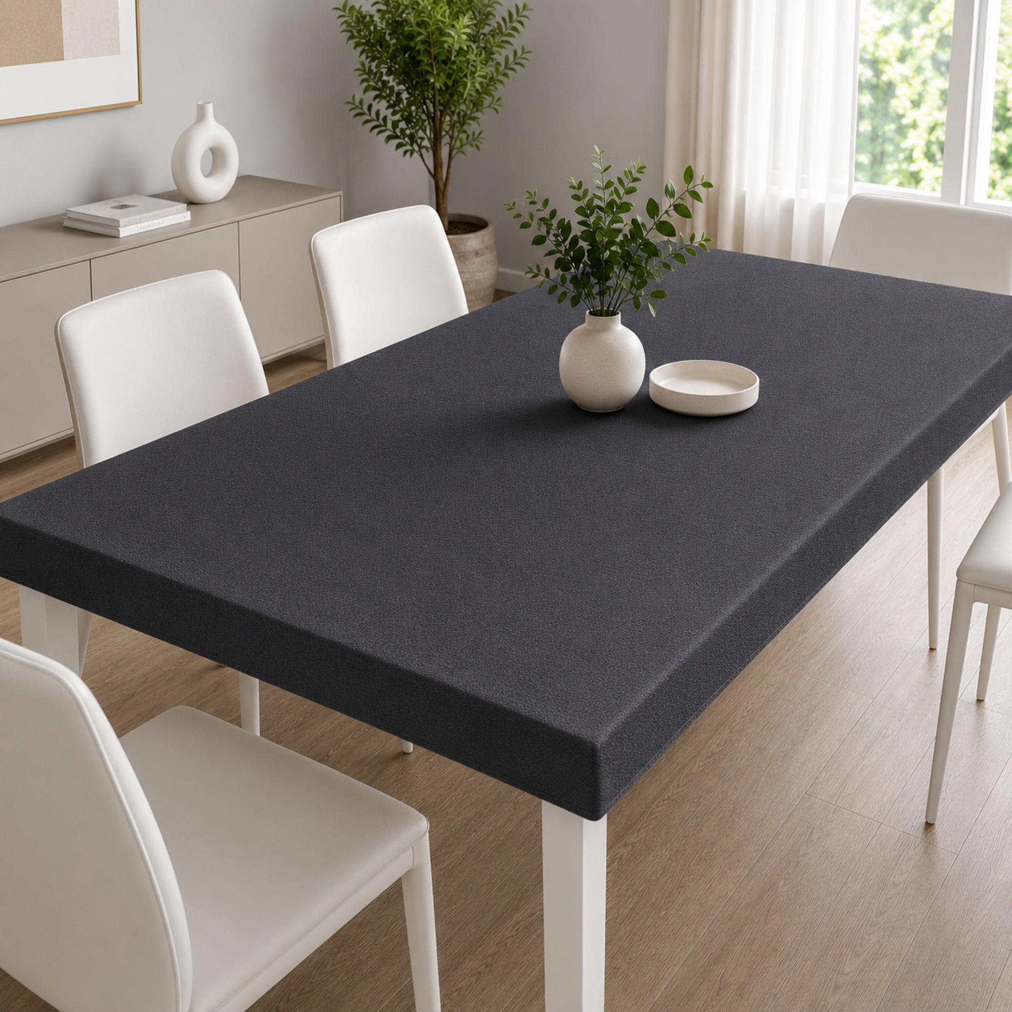 Copritavolo elasticizzato Buccia di Mela Made in Italy grigio