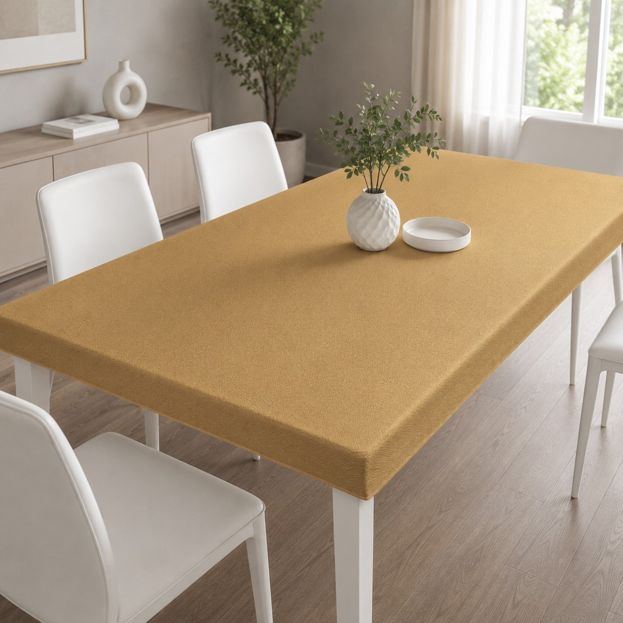 Copritavolo elasticizzato Buccia di Mela Made in Italy oro